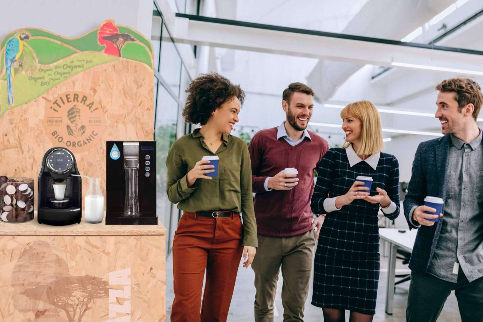 Servicio de café italiano de primera calidad para oficinas, de la mano de Espressa