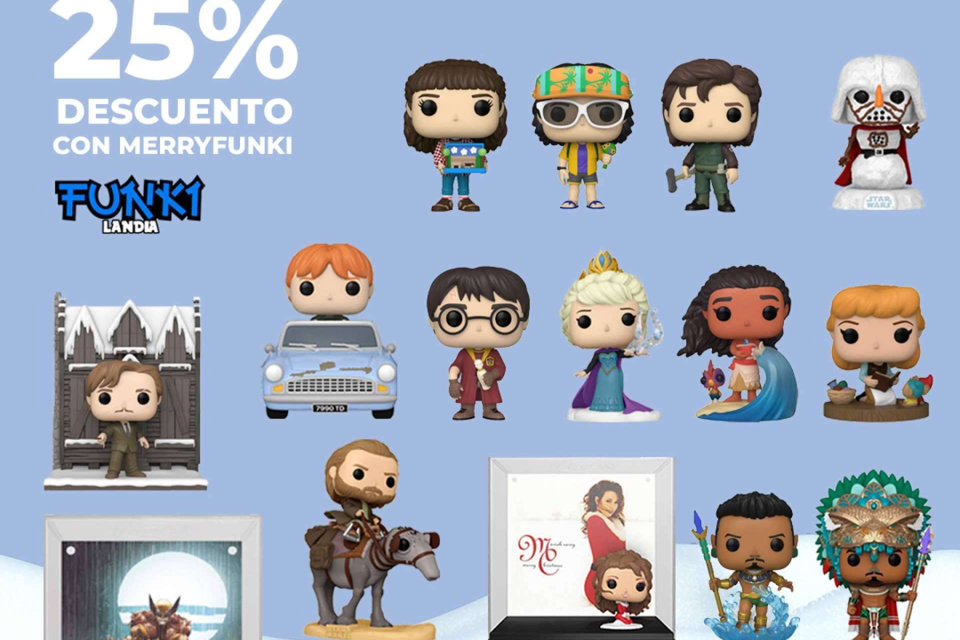 Funko Pop con la mistery box de Funkilandia