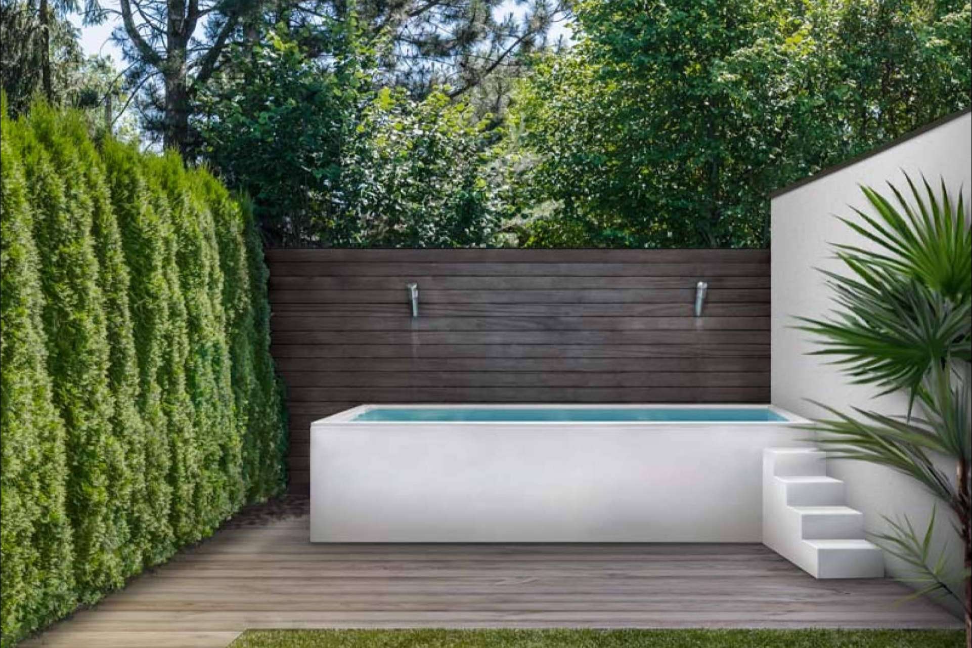 Las opciones de mini piscinas a medida de Hidromasajes Eca