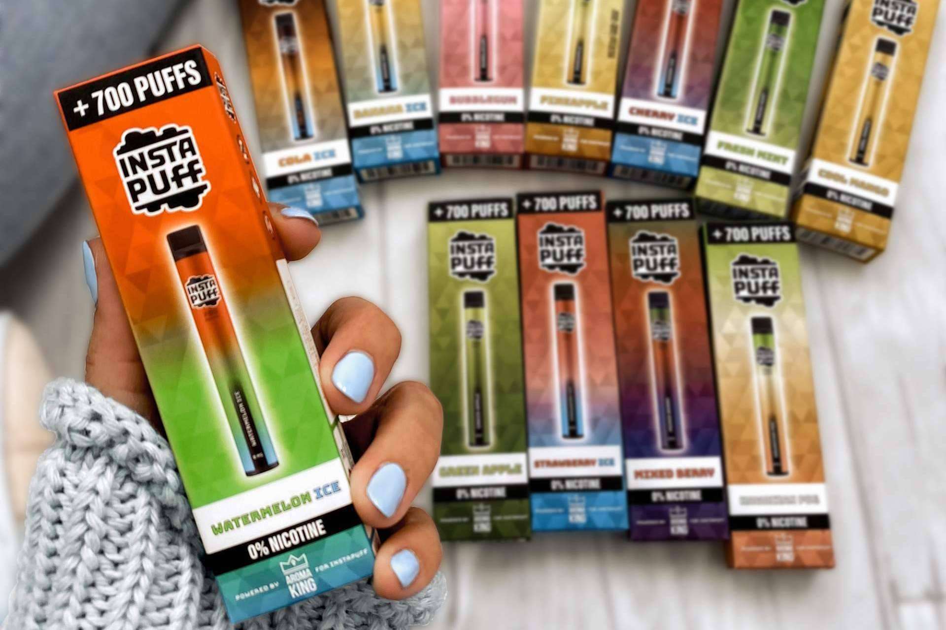 Insta Puff dispone de vapers desechables sin nicotina para dejar de fumar
