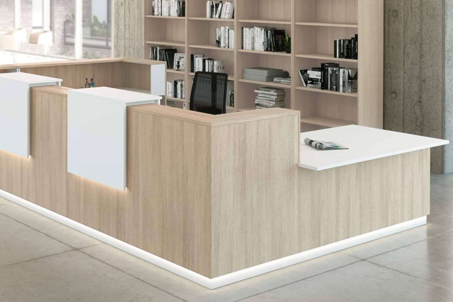 OfficeDeco dispone de diversidad de muebles de recepción