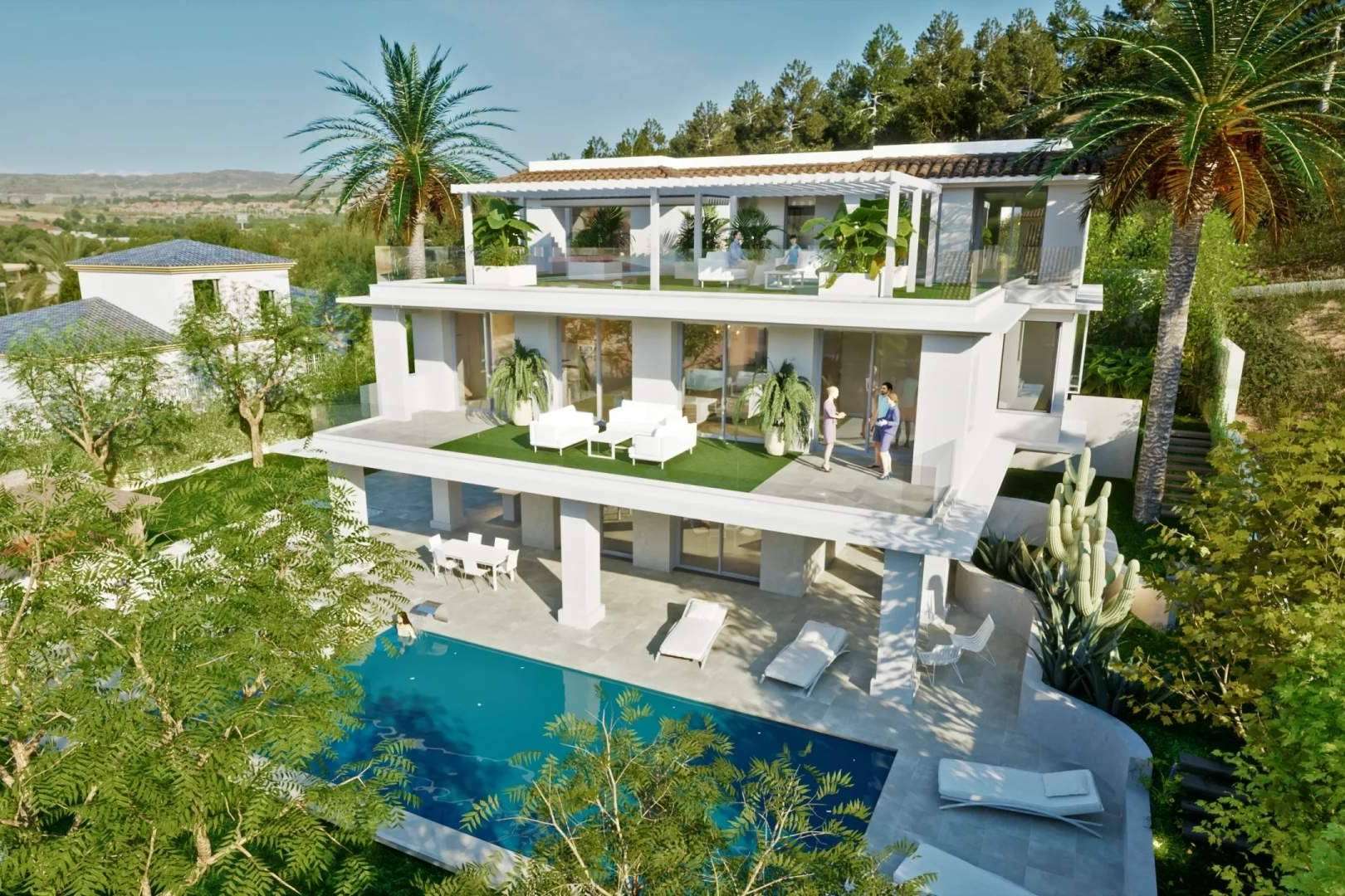 Diseño de una casa clásica y moderna, de la mano de Pacheco Arquitecto