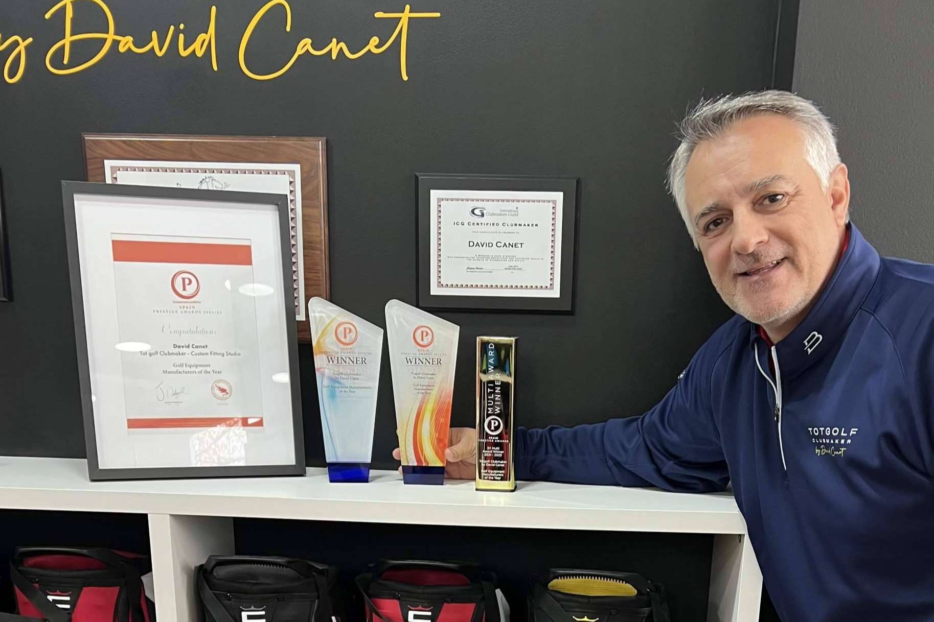 Totgolf y David Canet galardonados otro año más, Golf Equipment Manufacturer of the Year