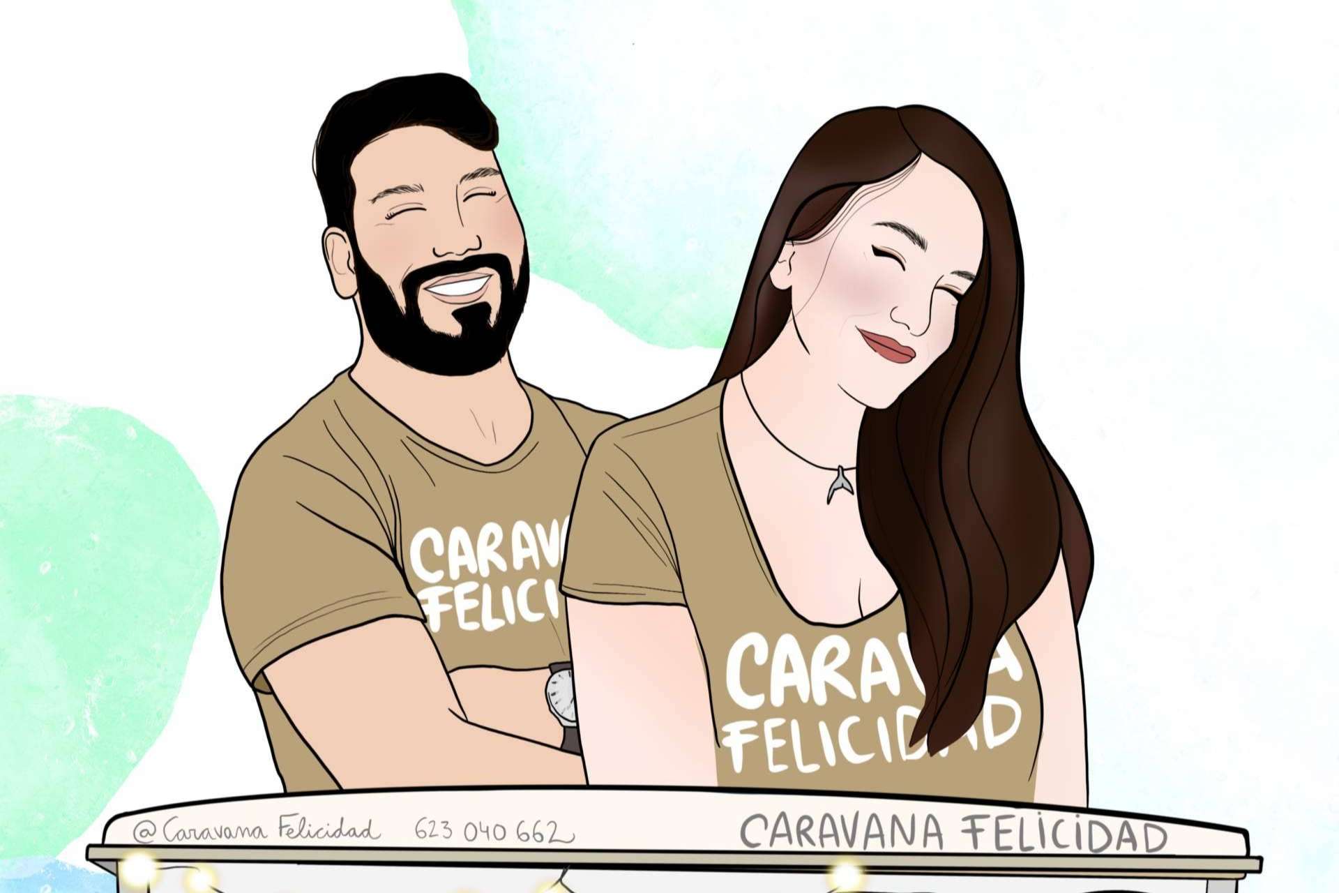 Caravana de felicidad, el novedoso servicio de la tatuadora Ares Alma