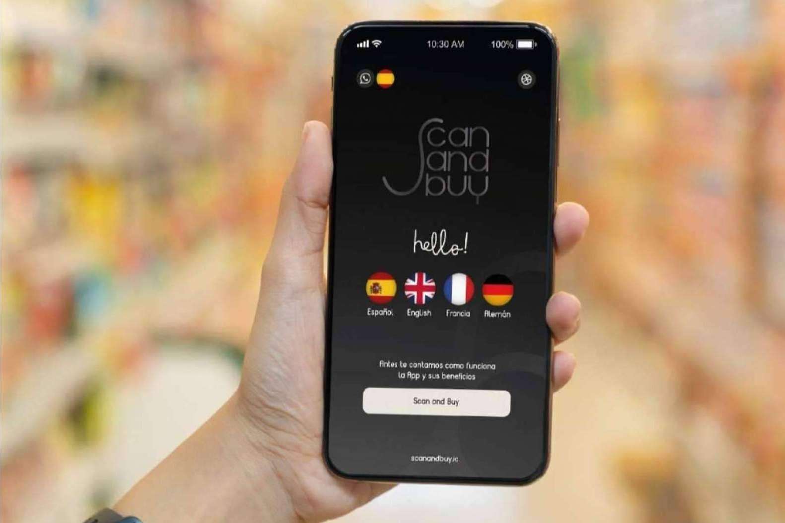 Tienda inteligente, la propuesta de Scan and Buy administrada por una app de compra-venta inmediata