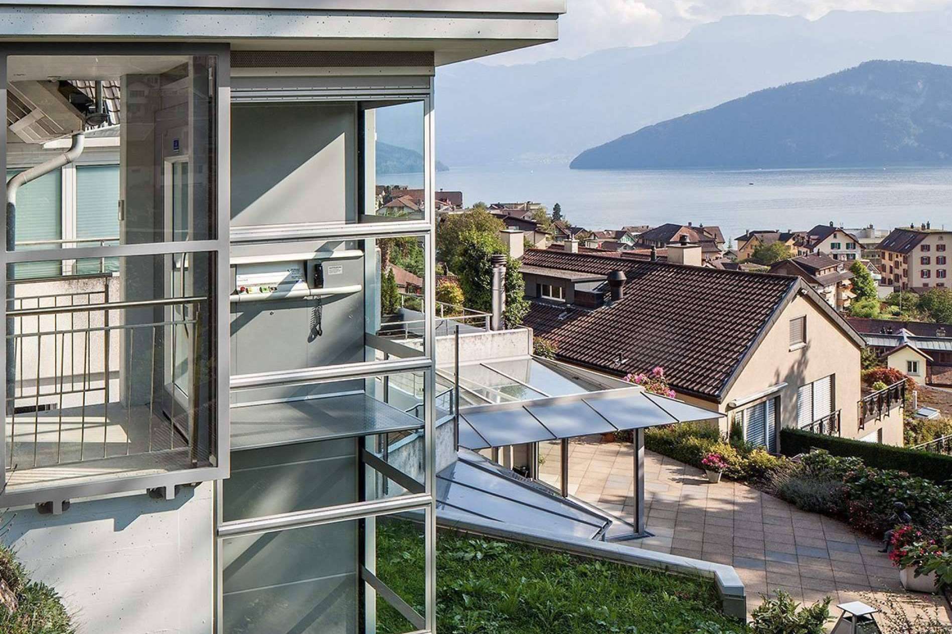 Con un ascensor exterior personalizado de Cibes Lift es posible acceder a una solución a medida
