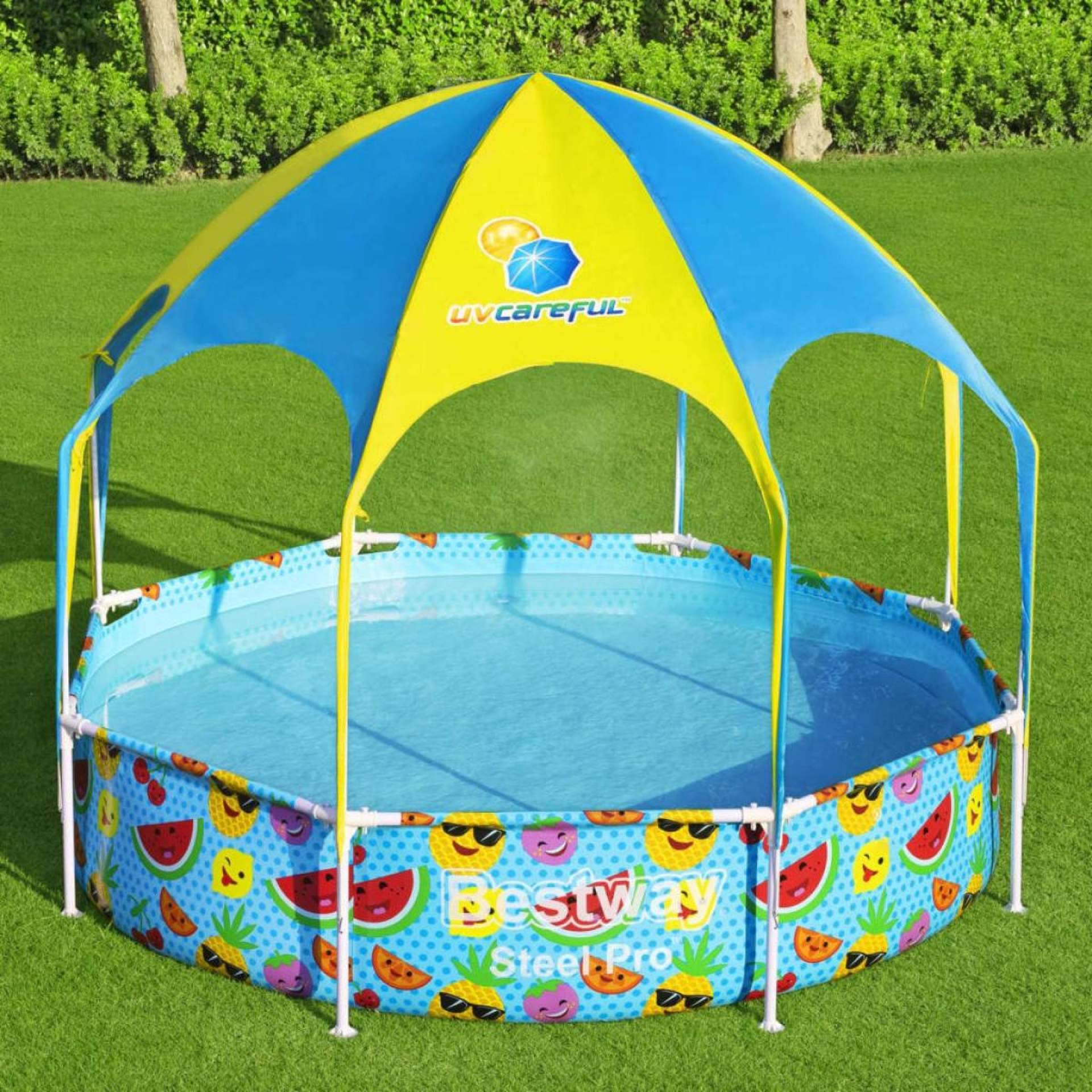 Variedad de piscinas hinchables para refrescarse este verano, en Mihogar
