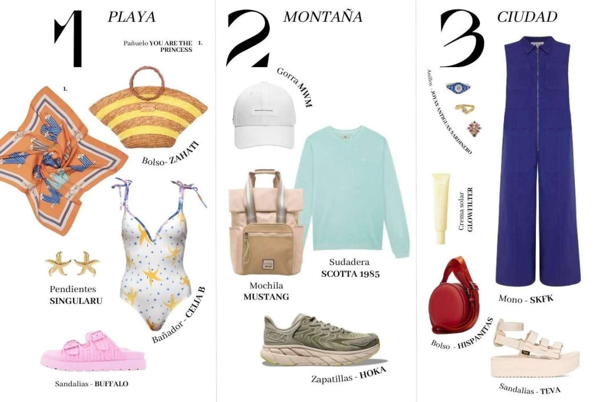 La guía para una maleta perfecta; qué llevar a la playa, montaña o ciudad