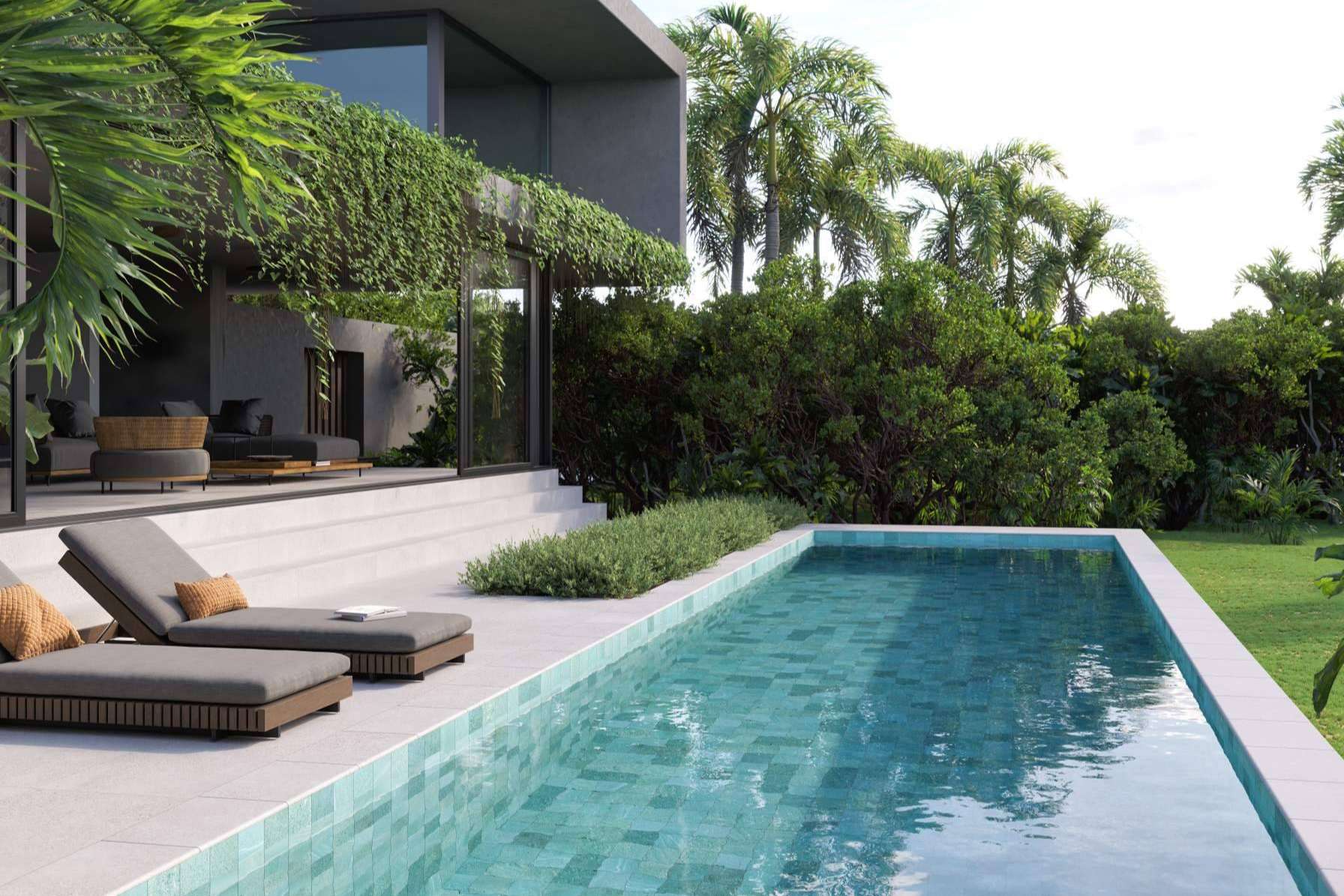 Interazulejo ofrece una amplia gama de gres porcelánico para piscinas