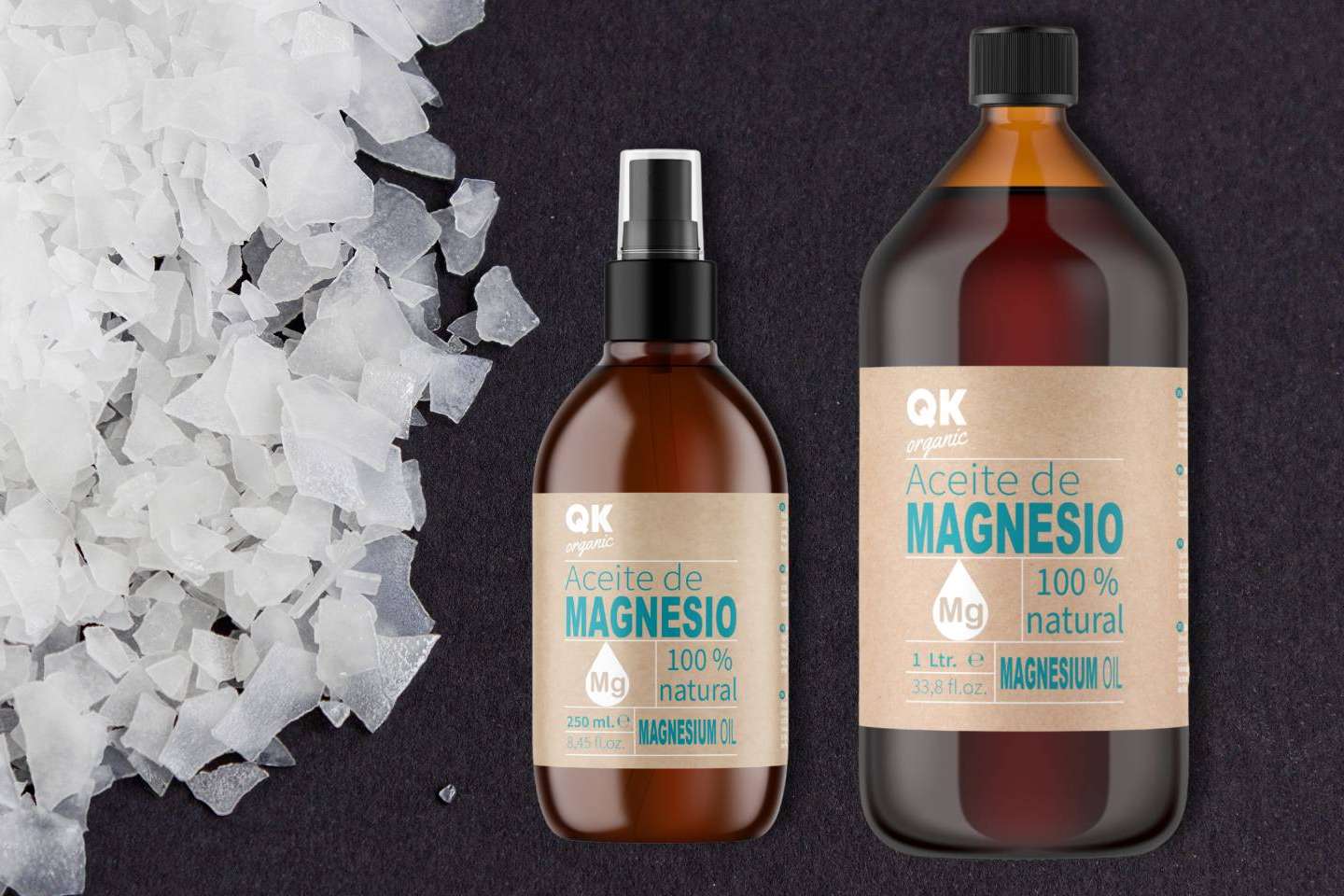 Las propiedades del aceite de magnesio en cosmética, por QKnatur