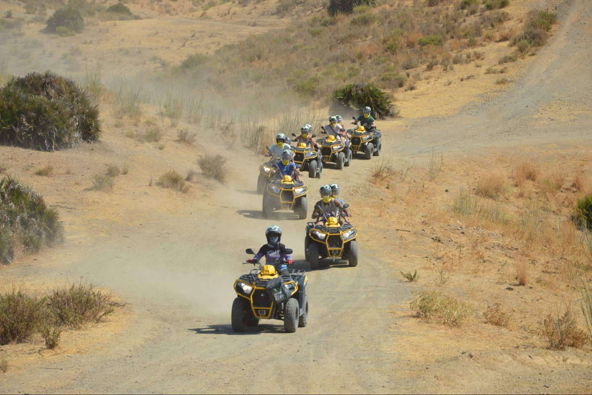 Las rutas de quad en Mijas de ATV Adventures Costa del Sol son ideales para los amantes de la adrenalina