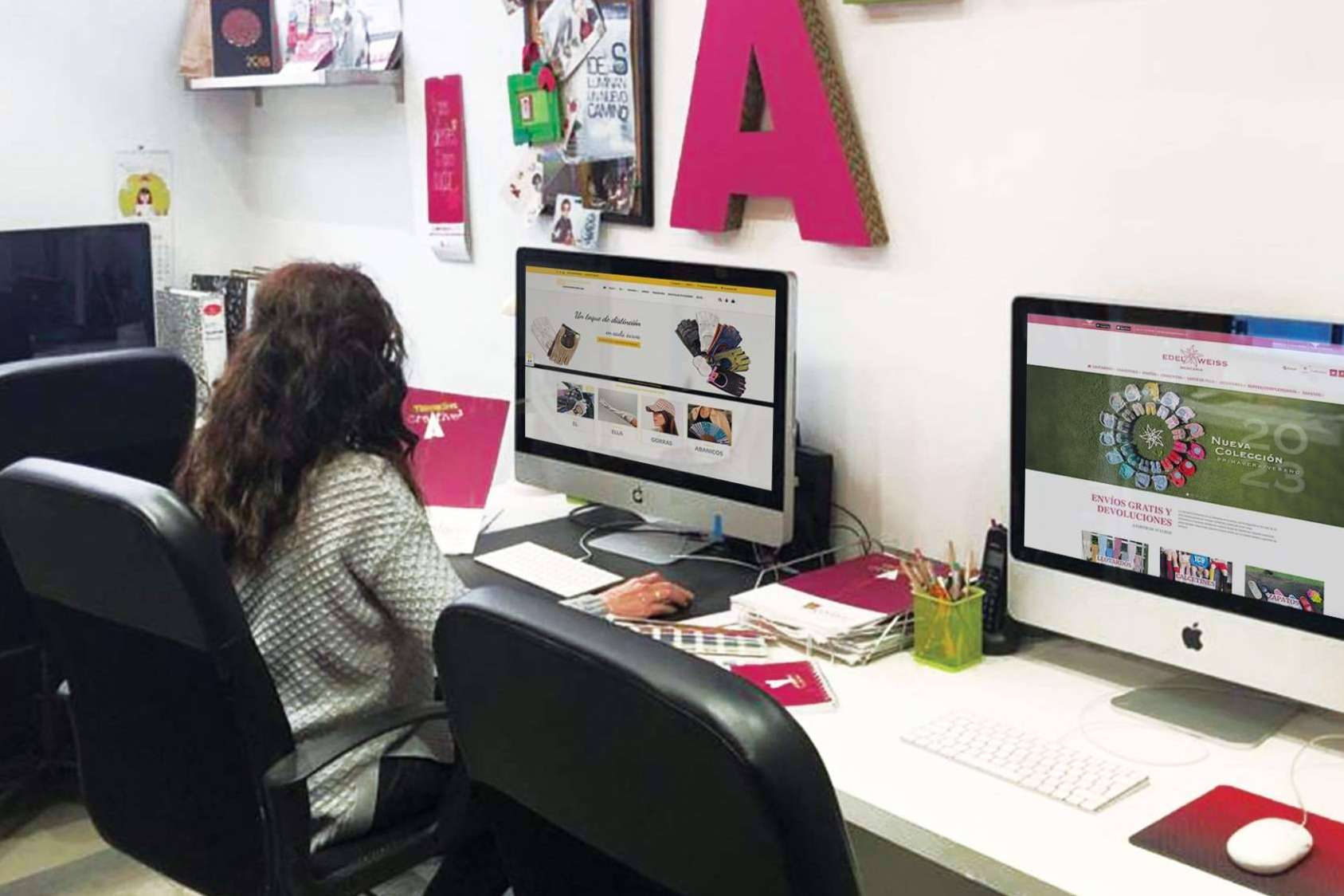Diseño de páginas web para posicionar un negocio en internet, con A2 Colores