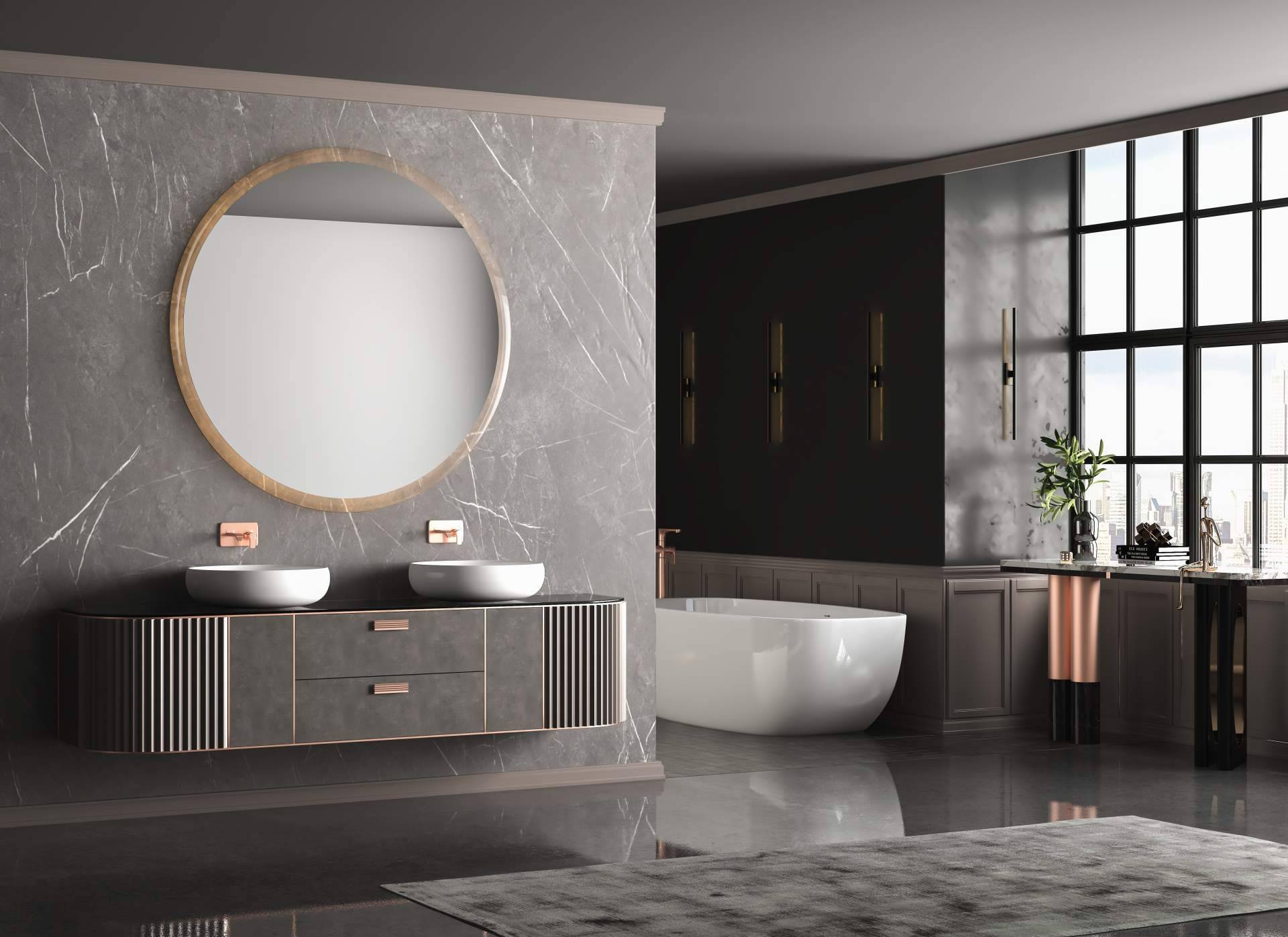 Muebles de baño suspendidos que combinan diseño y funcionalidad