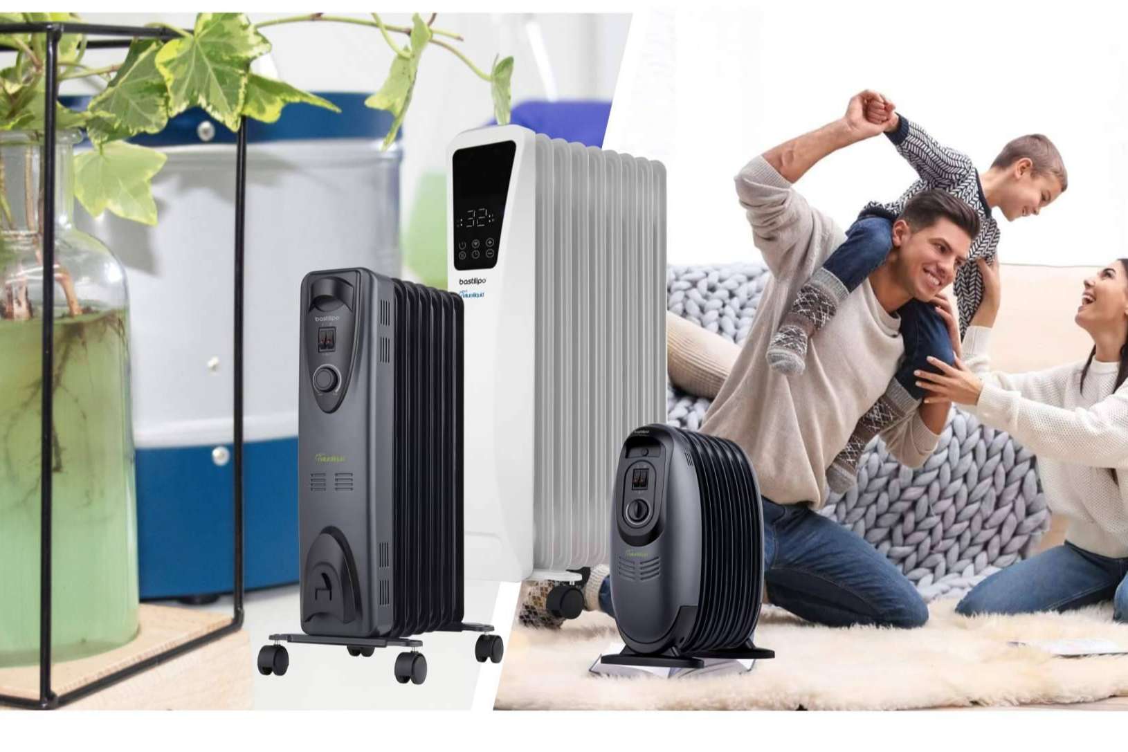 La gama Ecofluid de radiadores eléctricos de bajo consumo con fluido sostenible de Bastilipo es eficiente y confortable