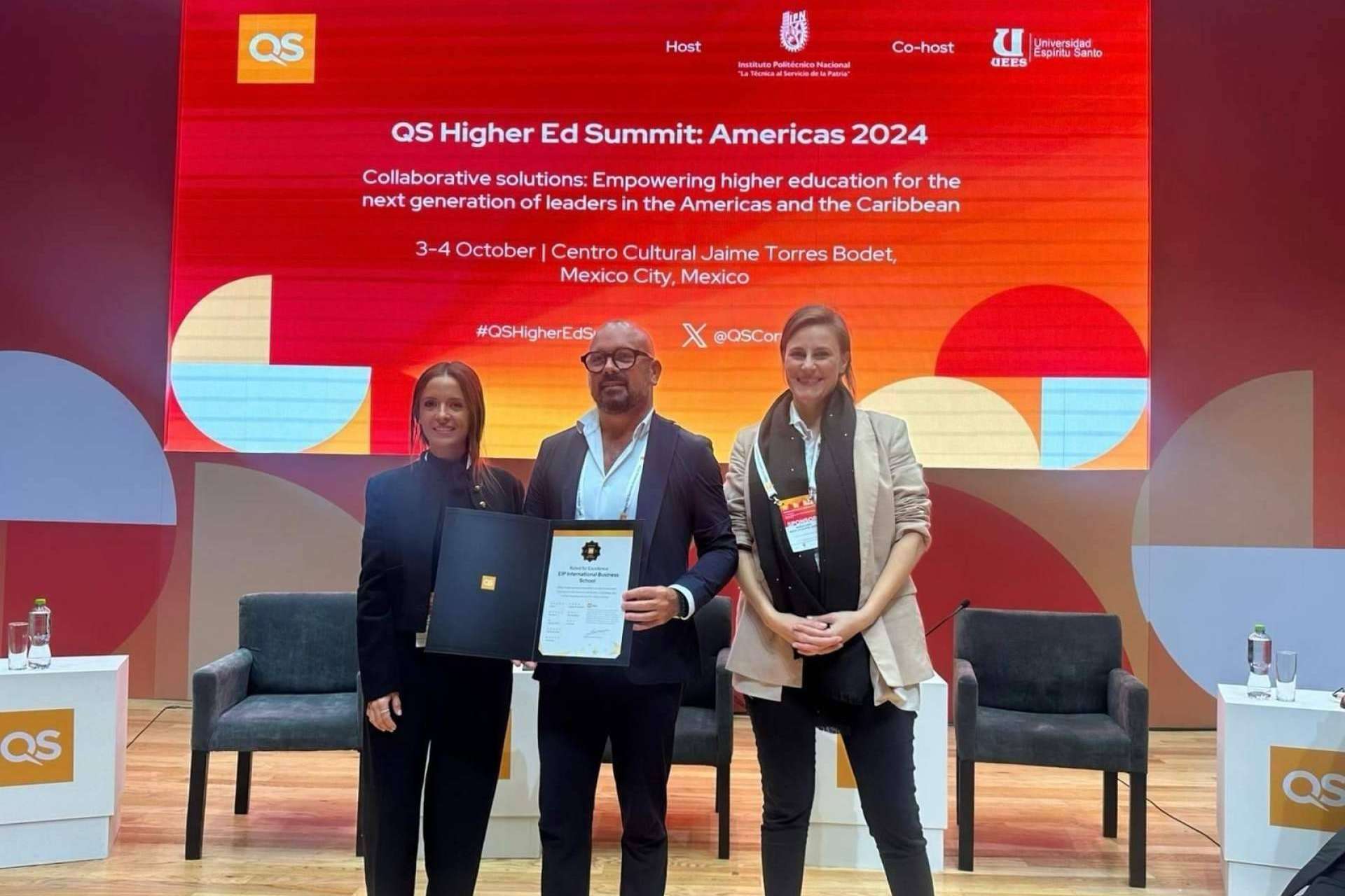 EIP es premiada por su excelencia académica y compromiso con la empleabilidad. Entrevista con su rector Juan Jaén