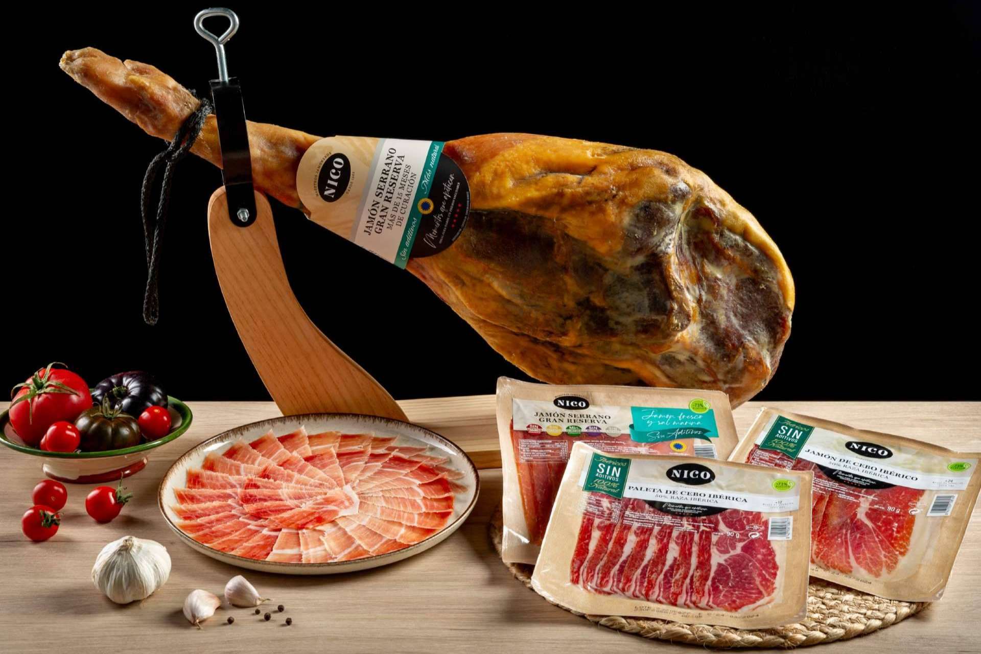 Nico Jamones potencia su gama de jamón sin aditivos, bajo el lema