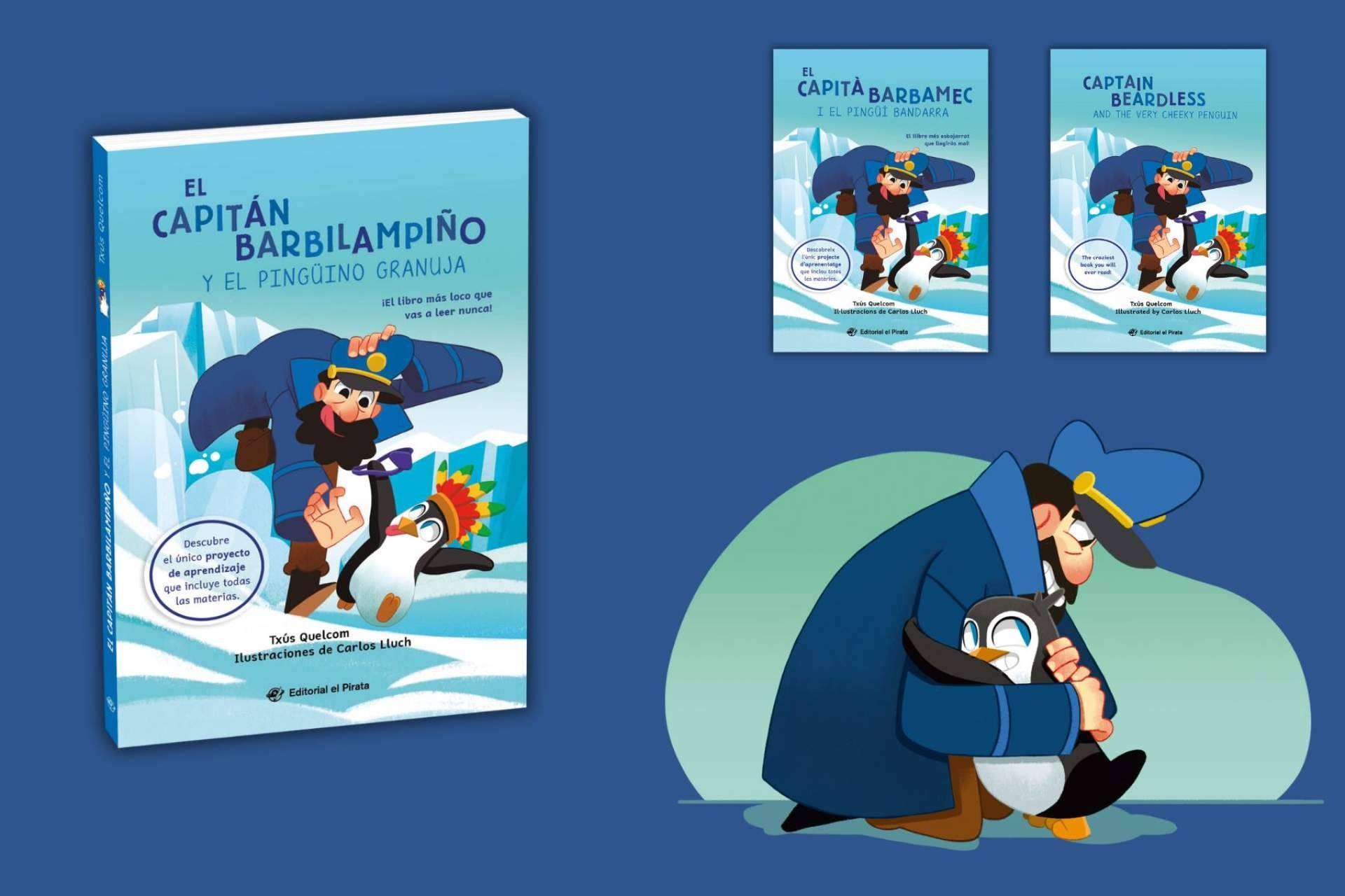 Descubrir la aventura más divertida de tercero de primaria; El Capitán Barbilampiño y el pingüino granuja