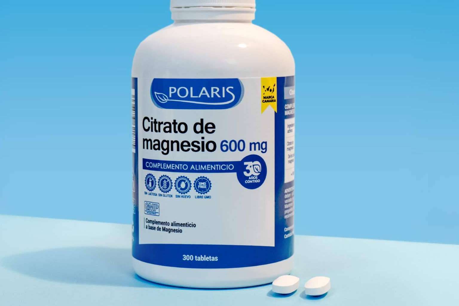 Nuevo formato de 300 comprimidos para el Citrato de Magnesio de Polaris Fórmula