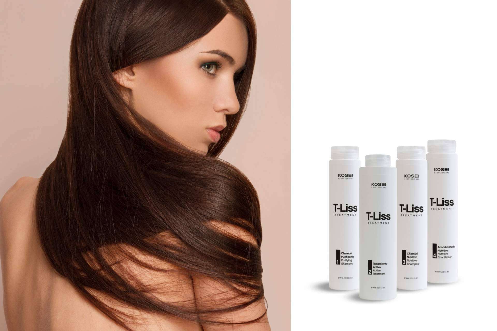 KOSEI presenta T-Liss, el alisado con keratina y profesional que transforma el cabello