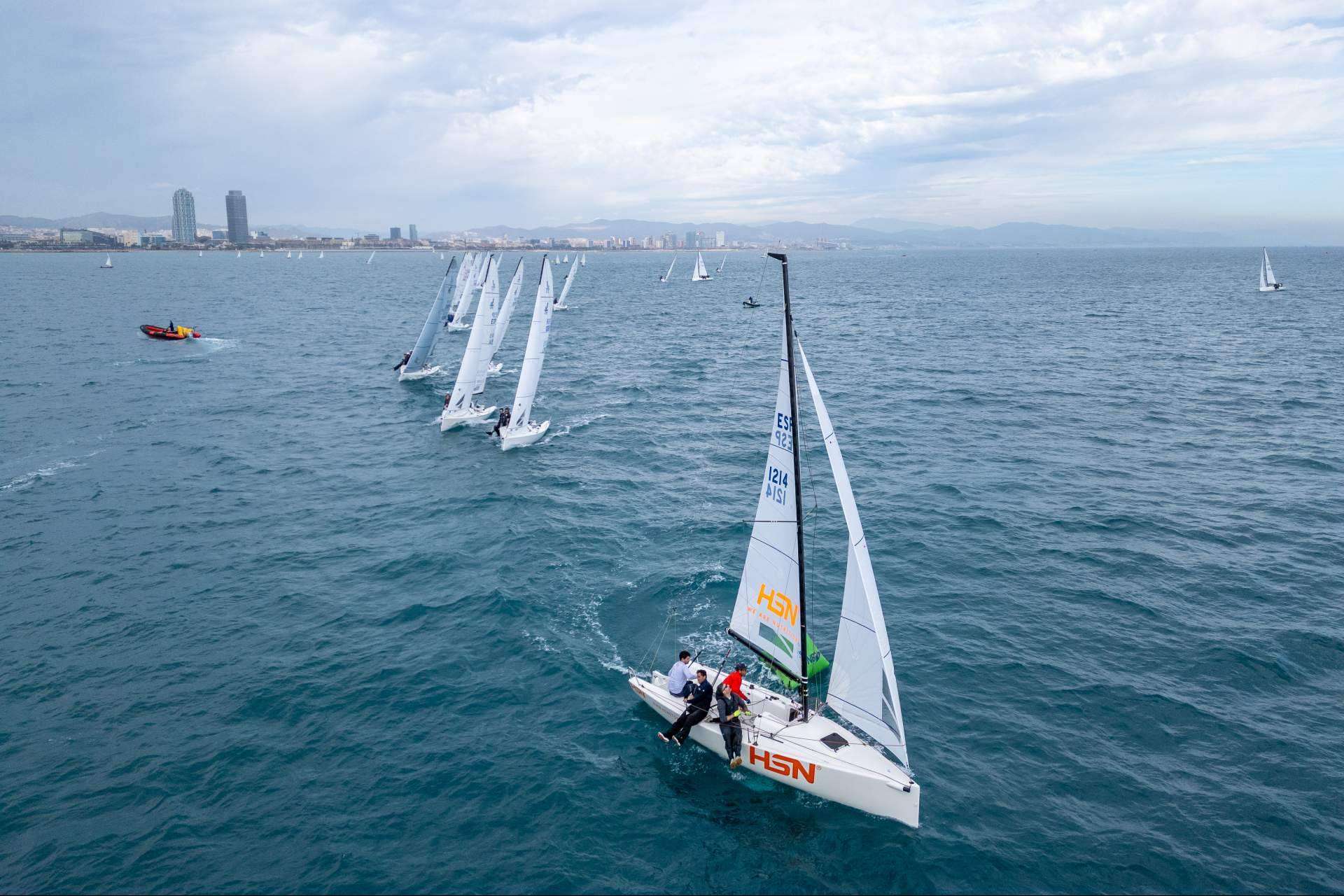 HSN Sailing Team empieza el 2025 ganando en Barcelona