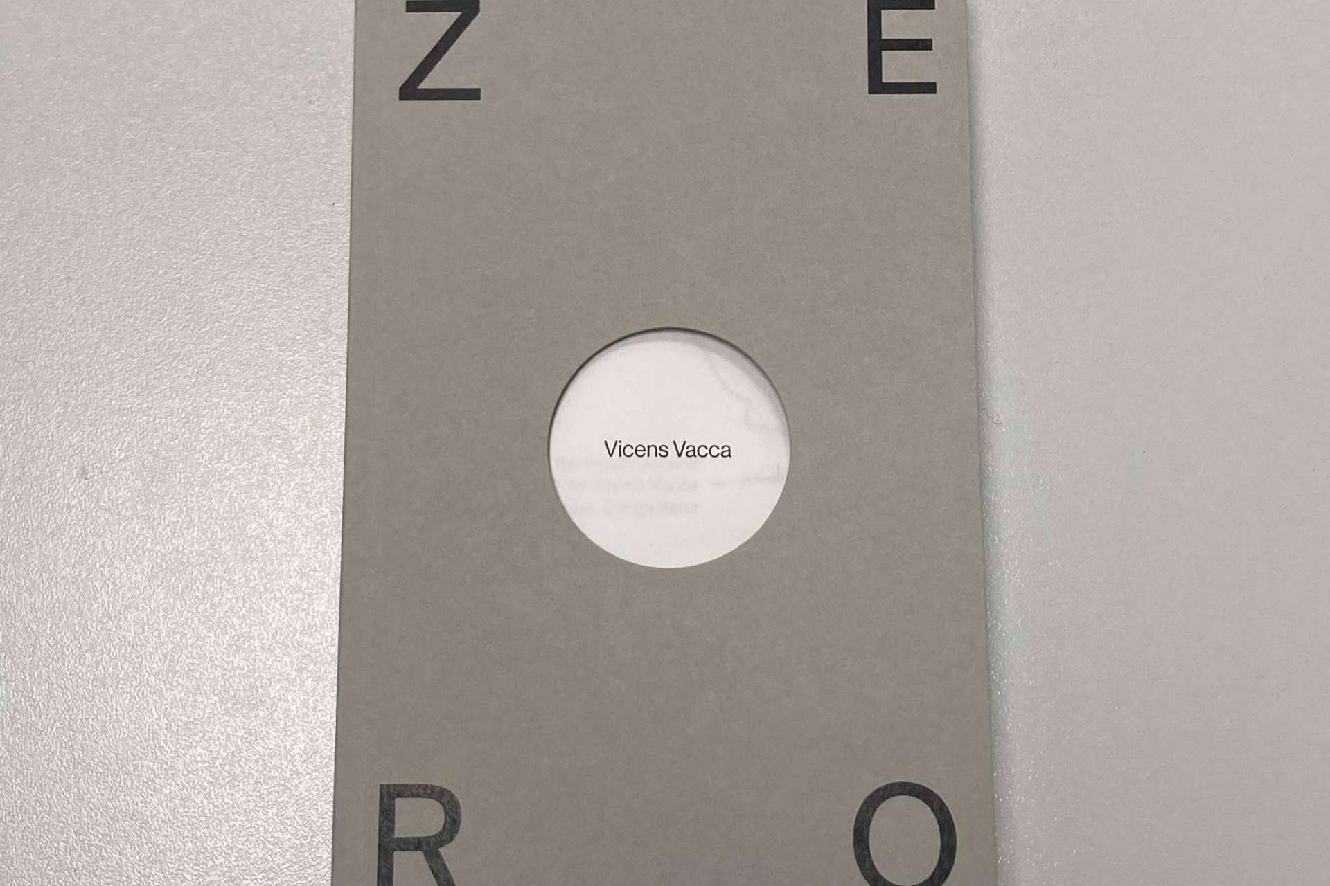 ZERO, una mirada crítica y reflexiva de Vicens Vacca sobre el arte actual