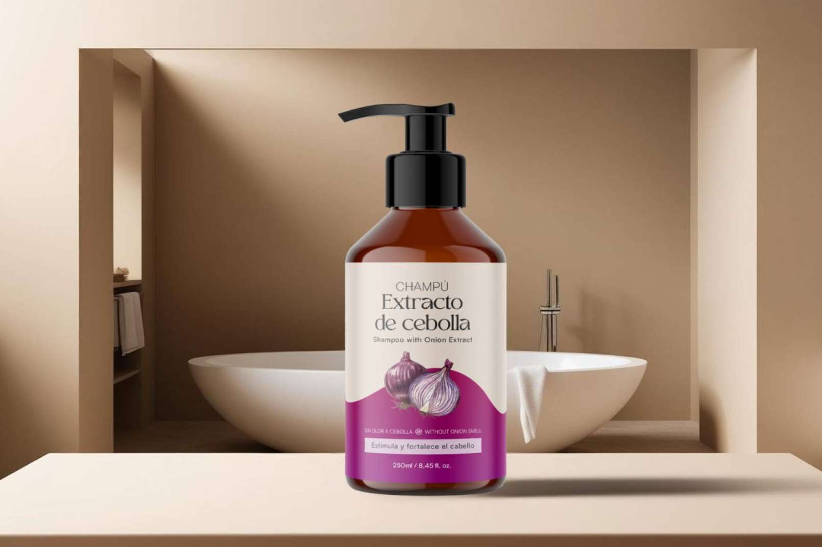 Champú de cebolla de QKnatur, aliado natural contra la caída del cabello