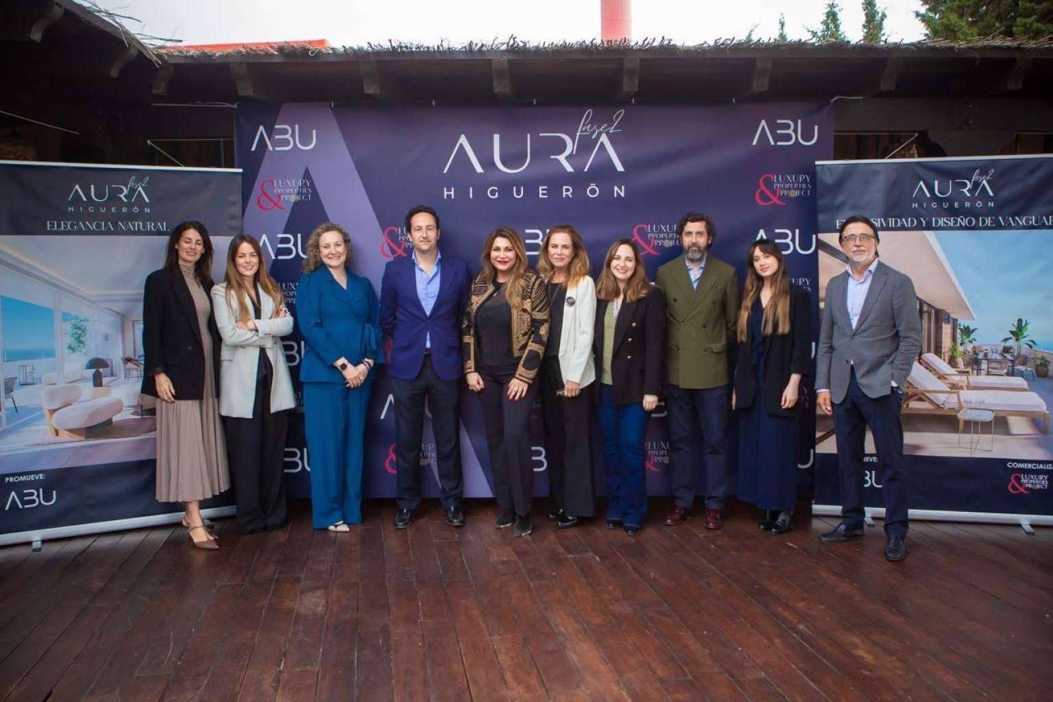 Luxury Properties & Project y Grupo Abu celebran la finalización de la estructura de Aura Higuerón Fase 2
