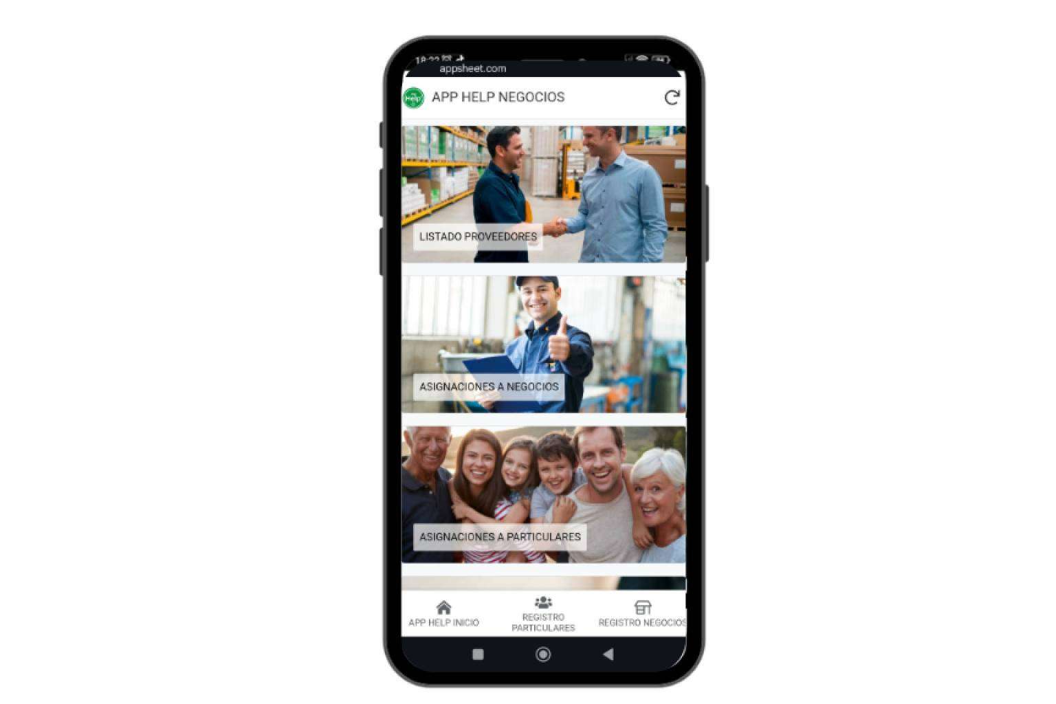 APP HELP potencia a particulares, empresas y negocios adheridos con presencia directa en redes sociales