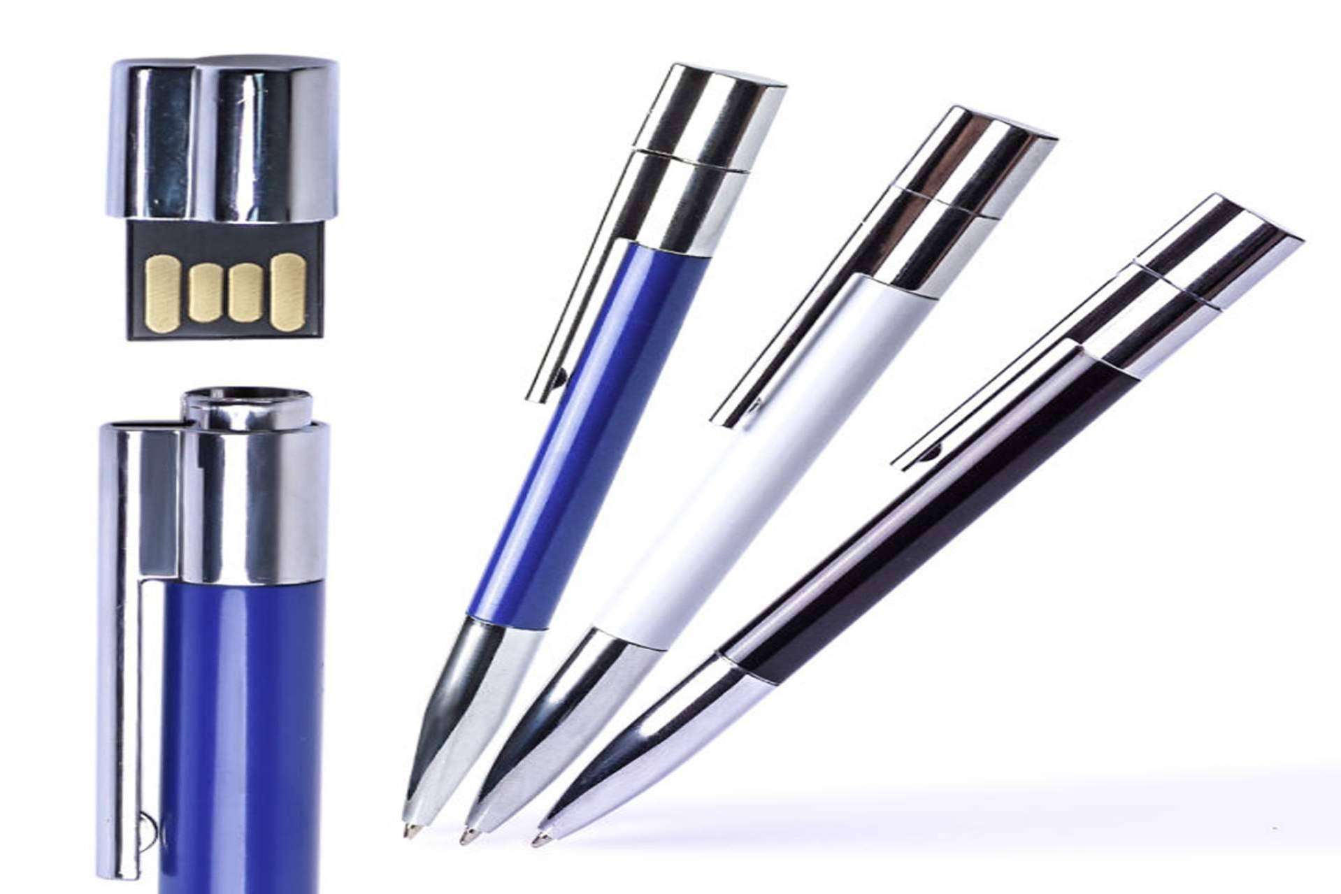 Bolígrafos Pendrives personalizados; Funcionalidad y estilo en un solo obsequio corporativo