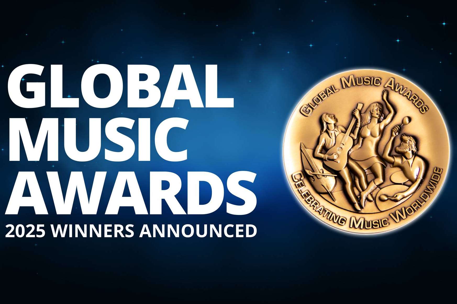 España brilla en los Global Music Awards 2025 con una medalla de oro y tres de plata