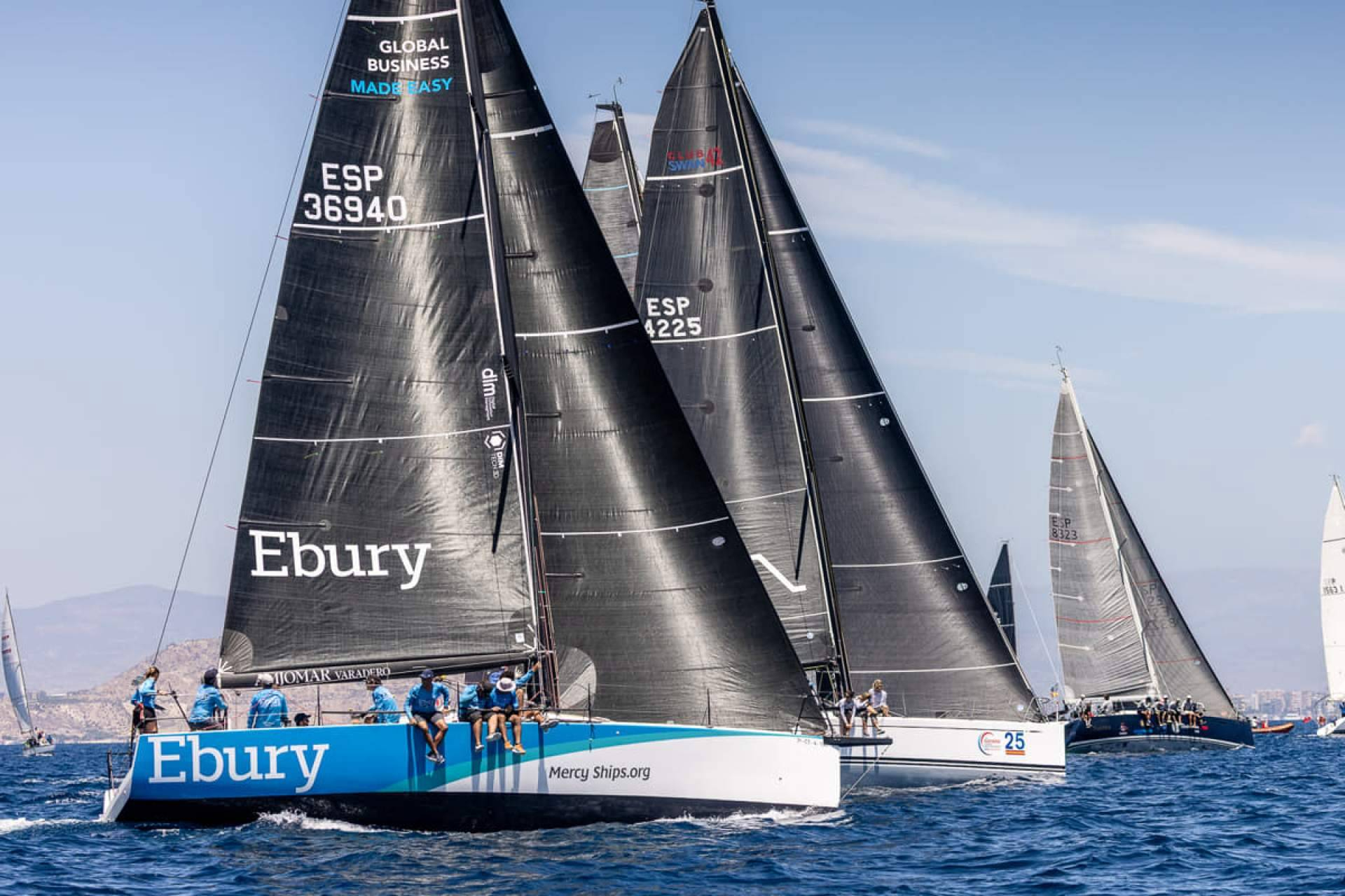 El Ebury Sailing Team gana con autoridad la Regata Tabarca Vela, la gran cita del Mediterráneo