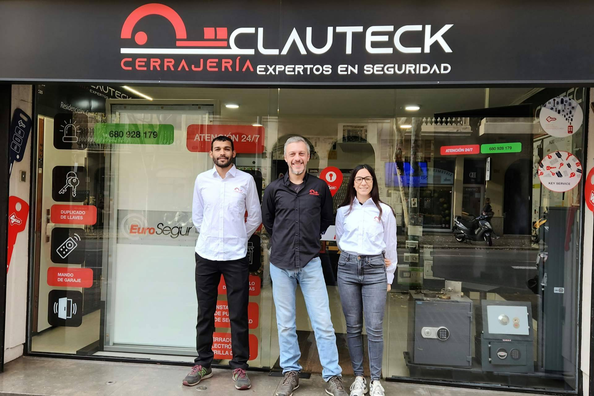 Clauteck, la cerrajería que llega en 15 minutos a cualquier punto de Barcelona, disponible las 24 horas