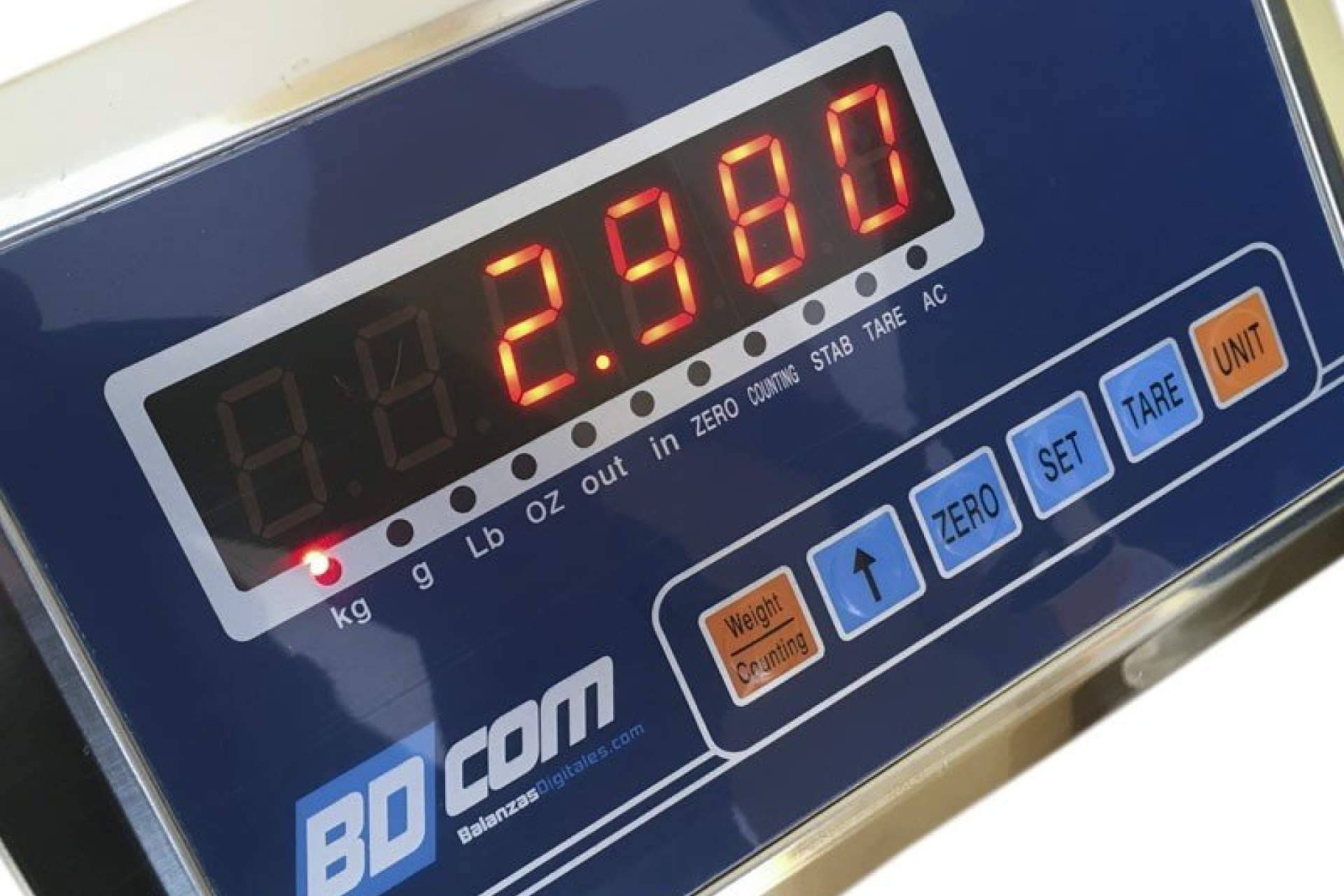 Guía práctica de BDcom para elegir básculas según tipo de negocio, uso previsto y precisión requerida