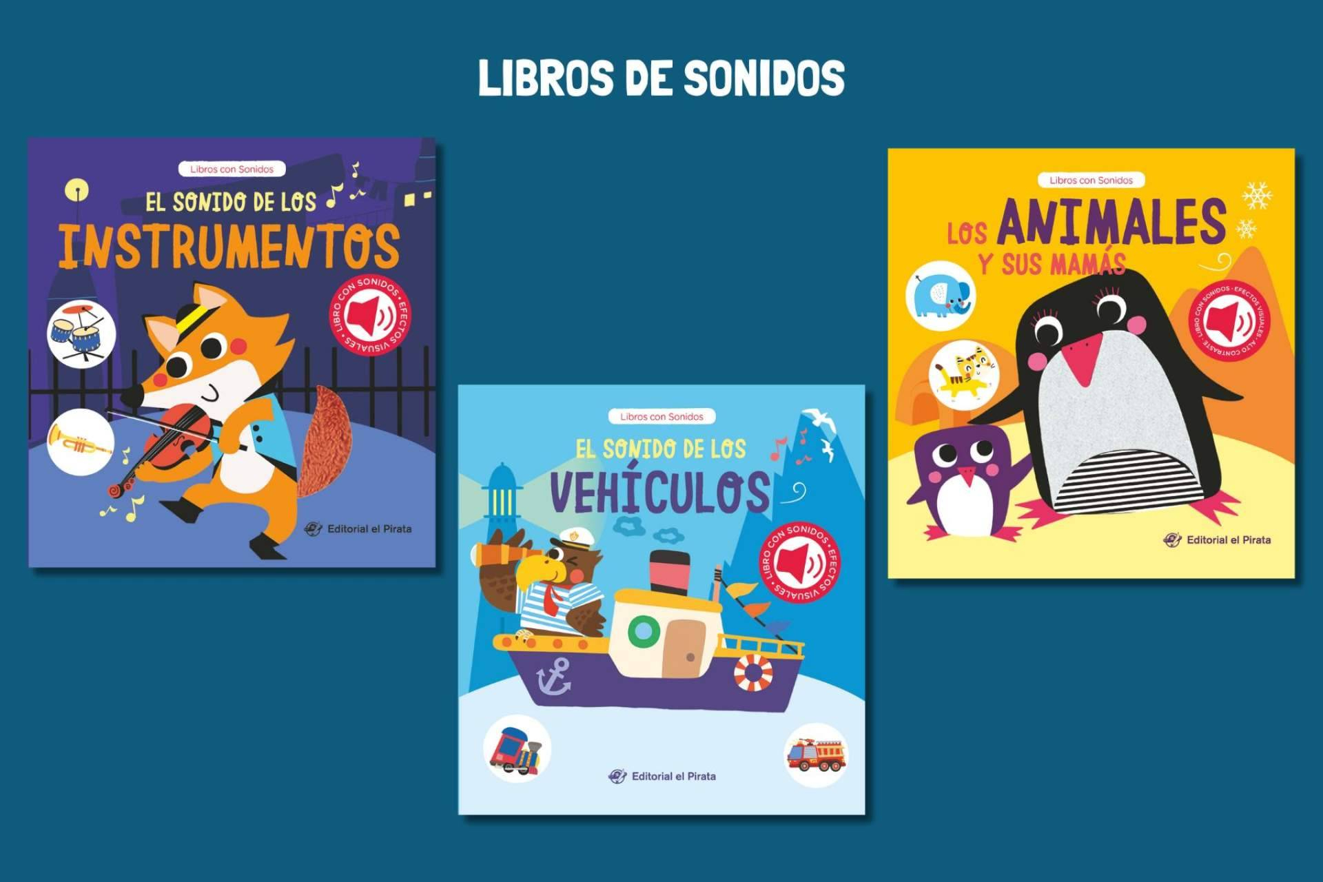 Nuevos cuentos sonoros para bebés; vehículos, música y ternura en cada página