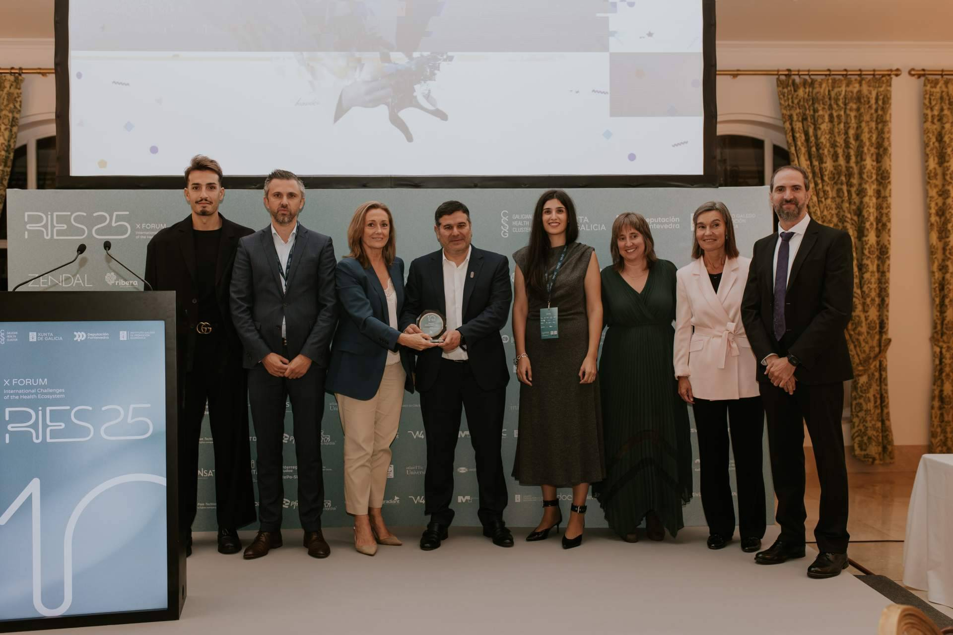 El proyecto AI-VIDDA gana el premio Comunidad RIE25 del Clúster de Salud de Galicia