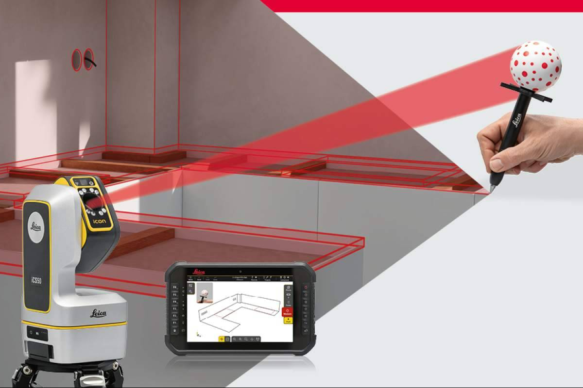 ICS50 automatiza la medición y 'templating' en piedra, cerámica y materiales para la construcción