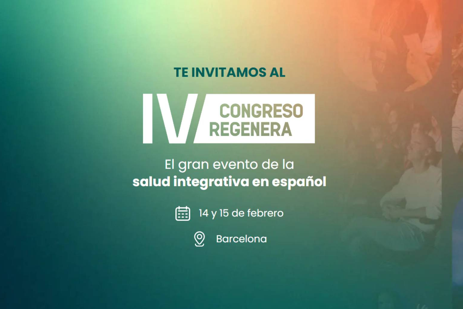 Vuelve el Congreso Regenera a Barcelona; IV Edición del gran evento de la salud integrativa en español