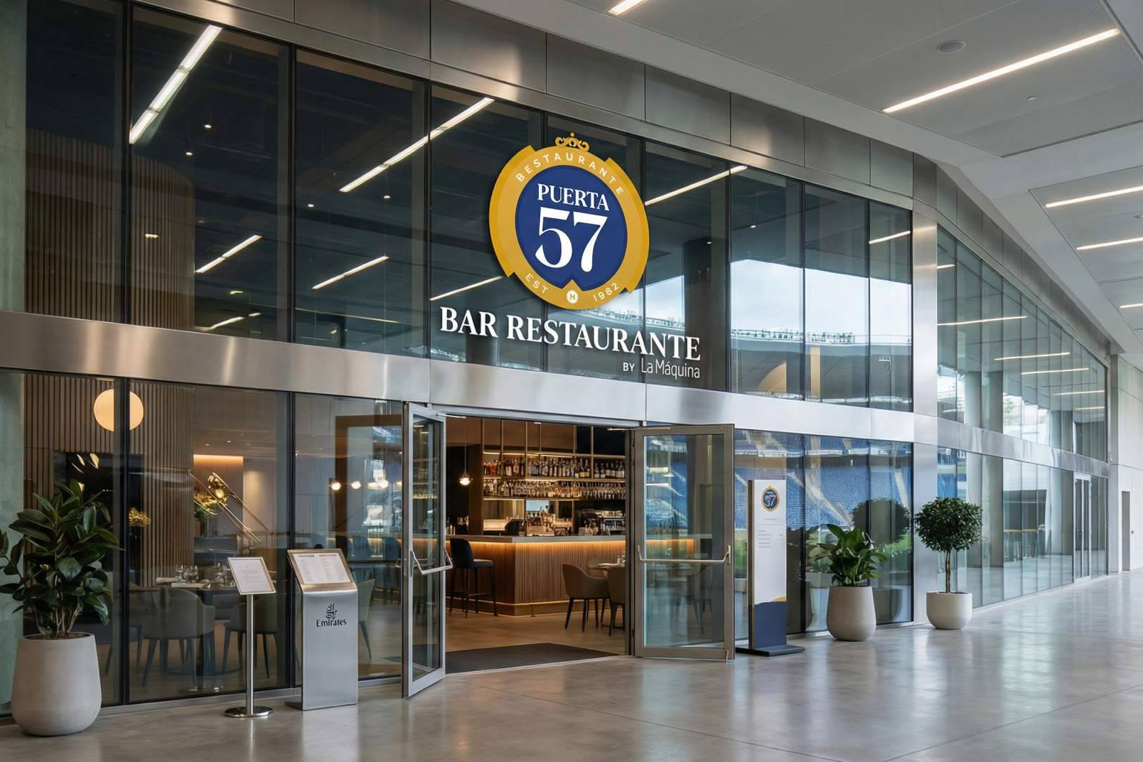 Cómo Brandesign renovó la identidad del restaurante Puerta 57 sin perder su 'Real' esencia gastronómica