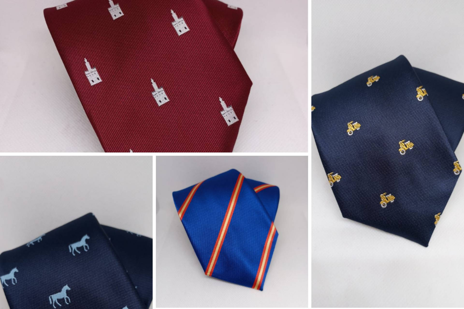 Corbatas, gemelos e insignias con esencia sevillana, la propuesta masculina de alta costura de Purificación Abad