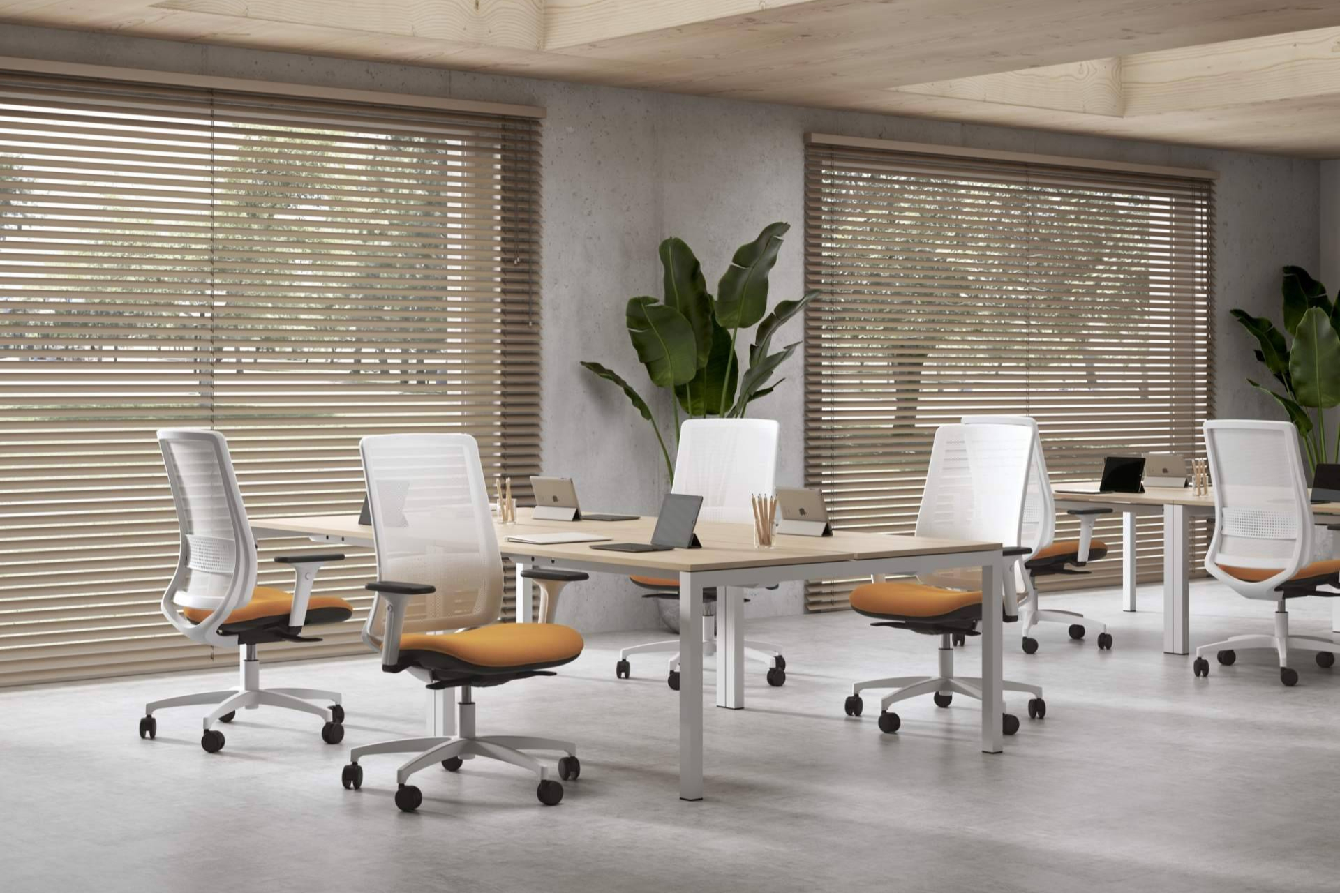 Diseño inteligente para espacios de trabajo que equilibran orden, comodidad y estilo