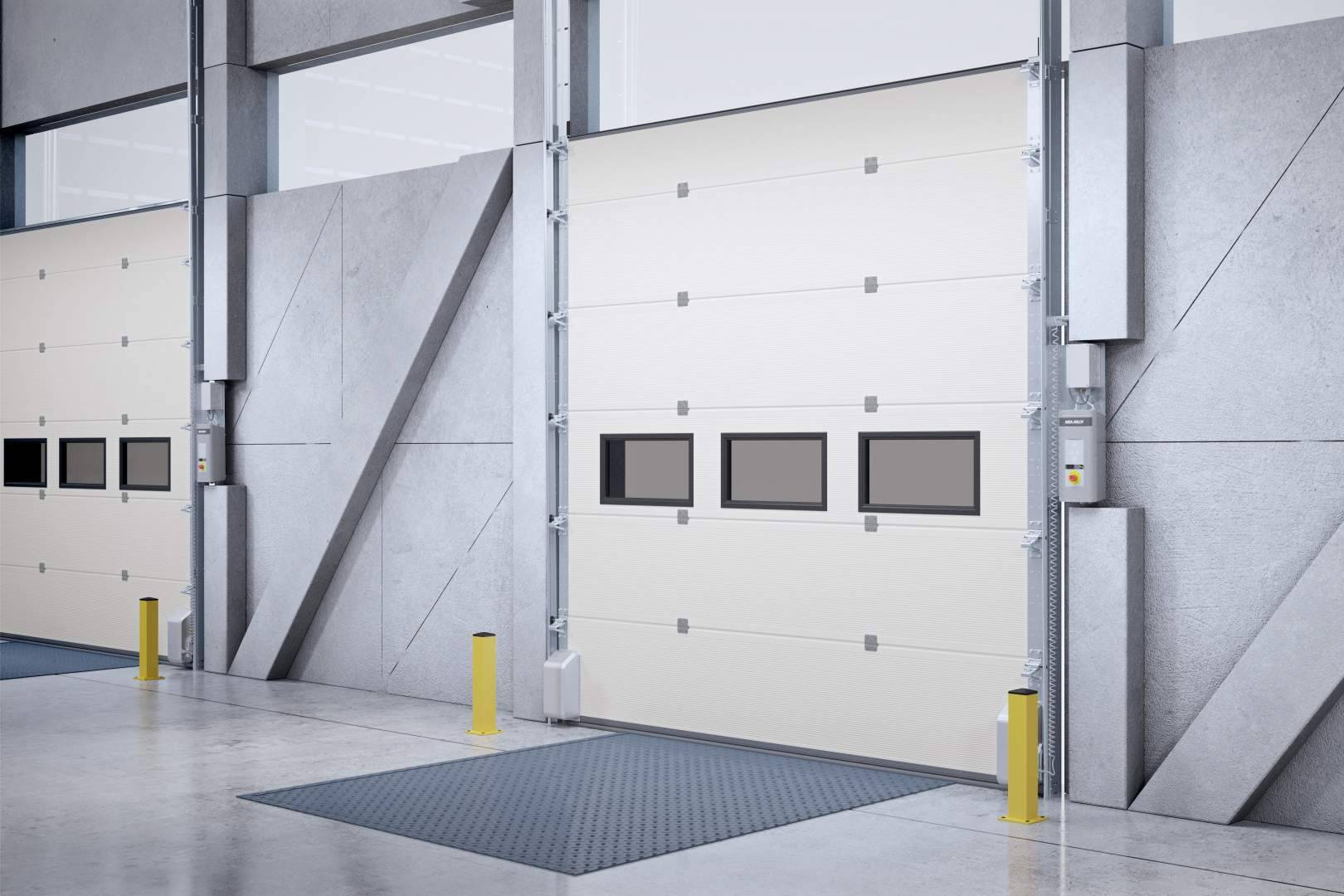 Crawford OH1142P Dual Drive, la nueva puerta seccional inteligente con conectividad IoT de ASSA ABLOY