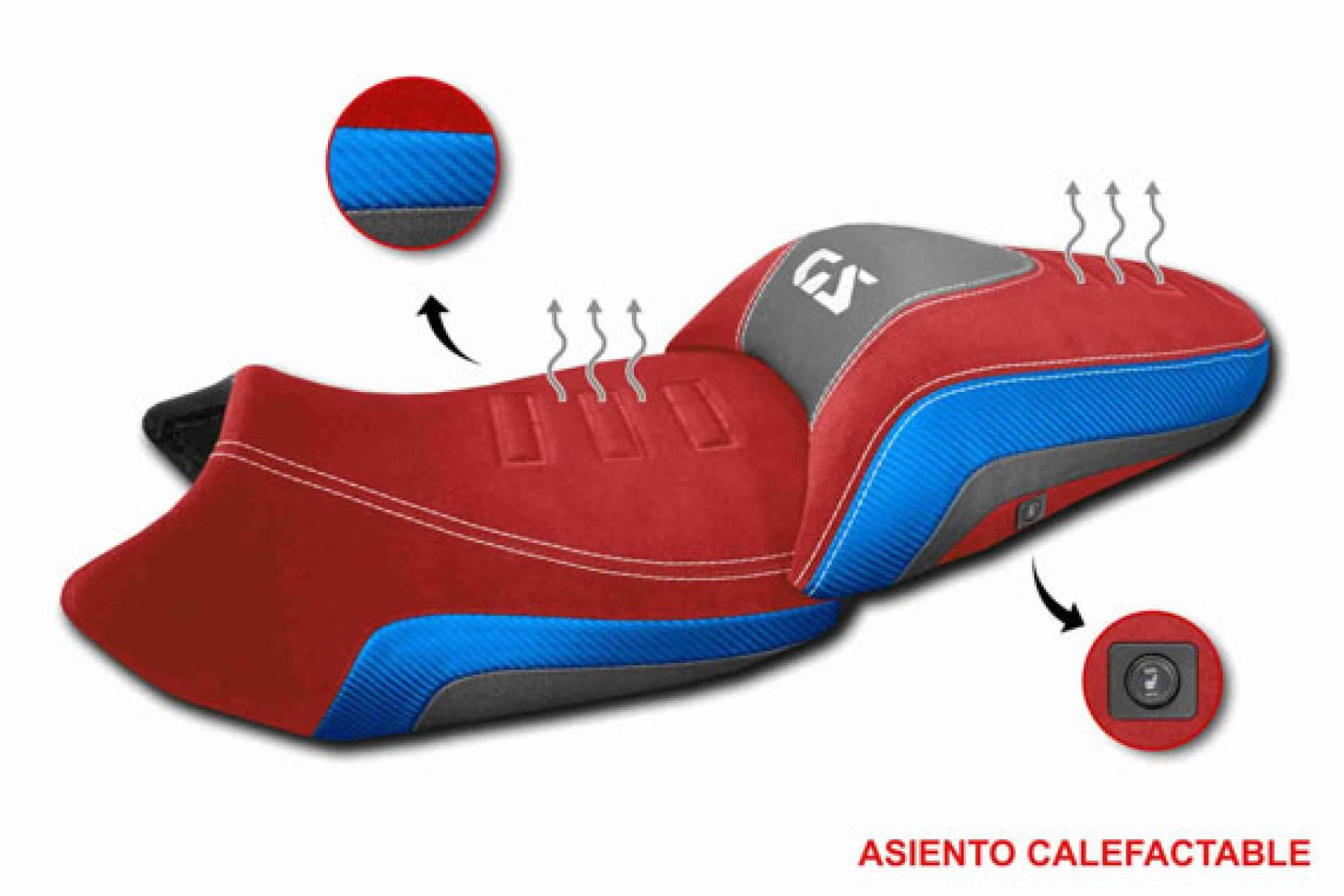 Asientos calefactables para moto, confort y tecnología para cualquier estación del año