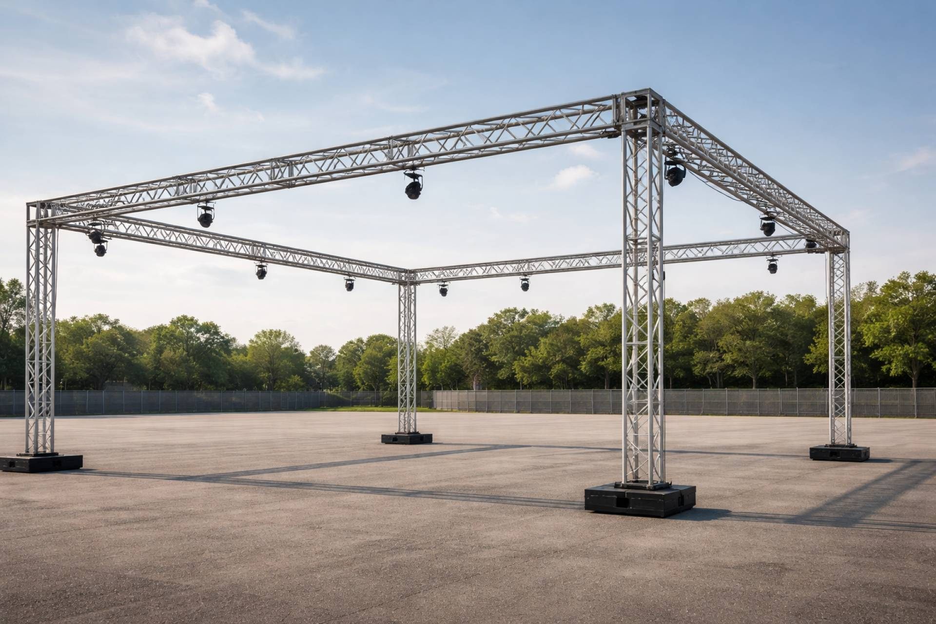 ASB Audiovisuals refuerza el alquiler truss eventos para stands y producciones en Barcelona