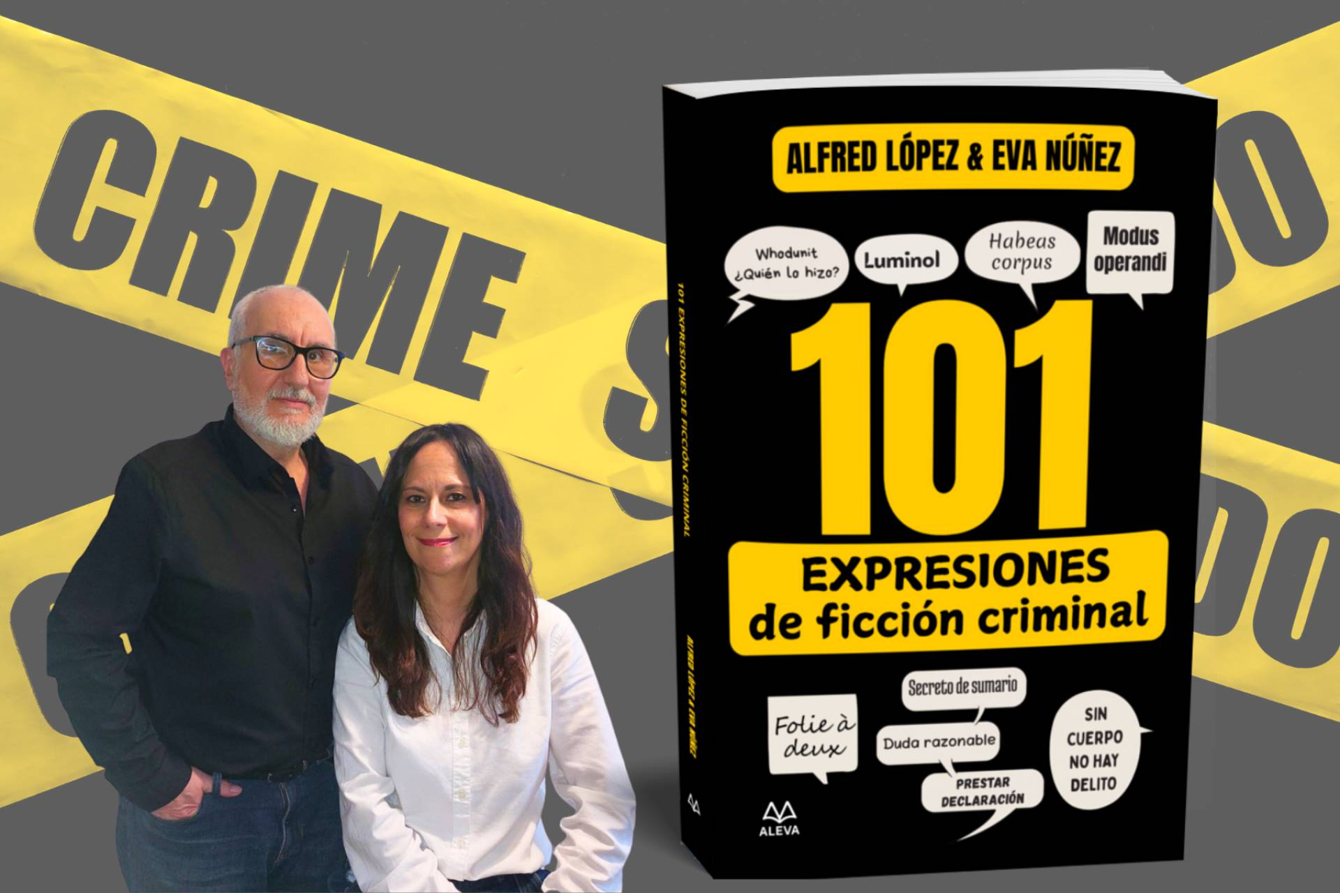 «101 EXPRESIONES de ficción criminal» explica términos del thriller, el noir y el true crime