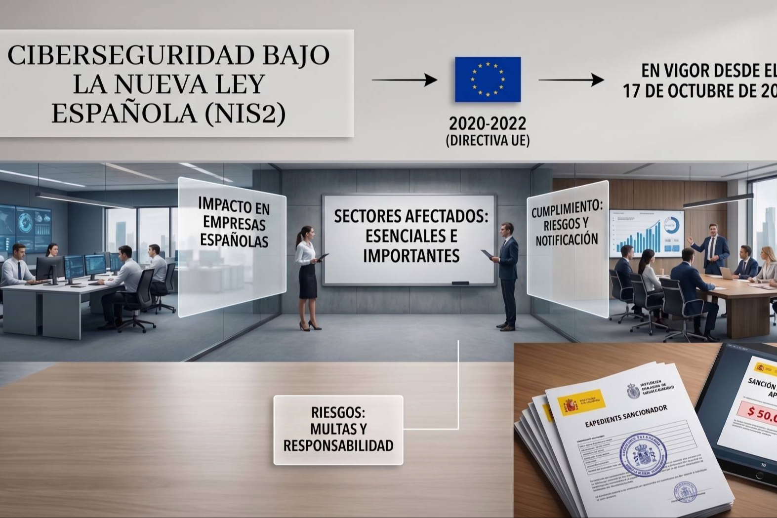 Las grandes empresas ya descartan proveedores que no acrediten medidas técnicas y procedimentales
