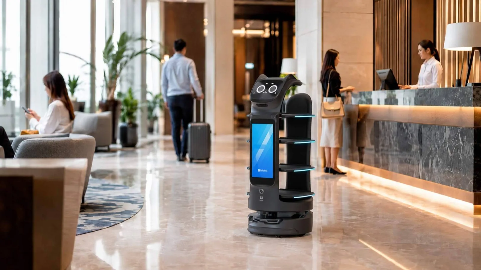 Robots de servicio para empresas; cómo elegir la solución adecuada