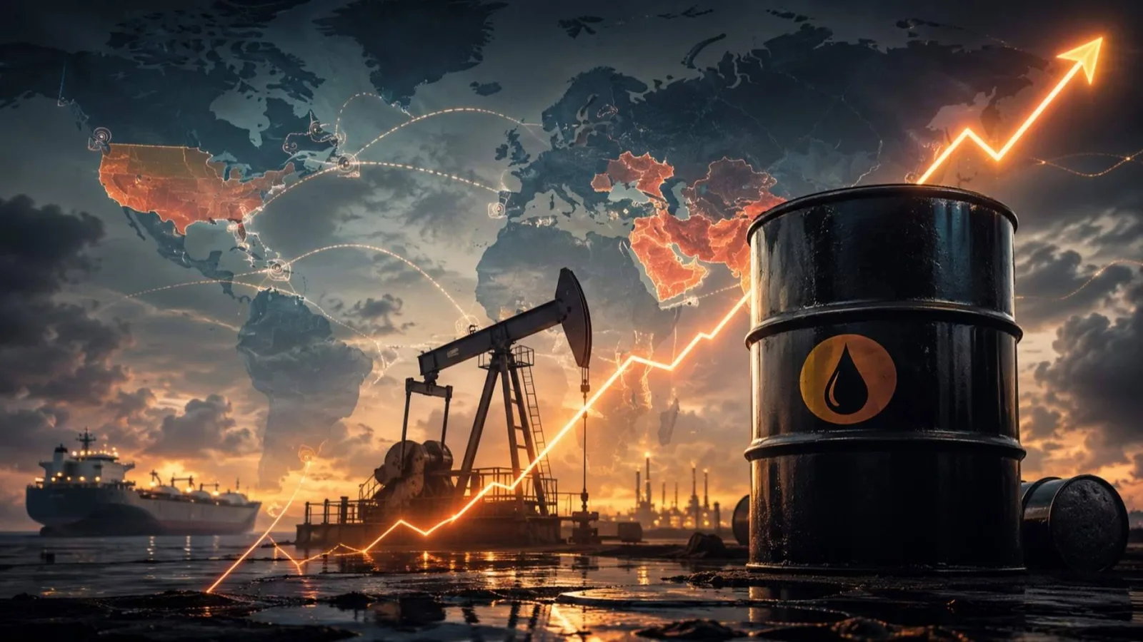 La incertidumbre geopolítica impulsa el precio del petróleo hasta máximos de las últimas semanas