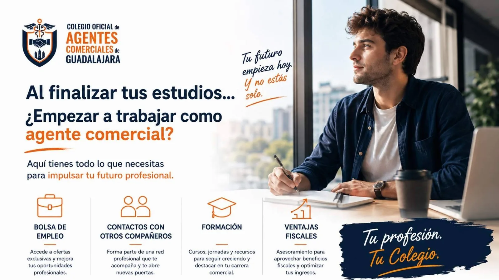 El presidente de CoacGuadalajara explica sobre emprender y recomienda dar el salto con criterio
